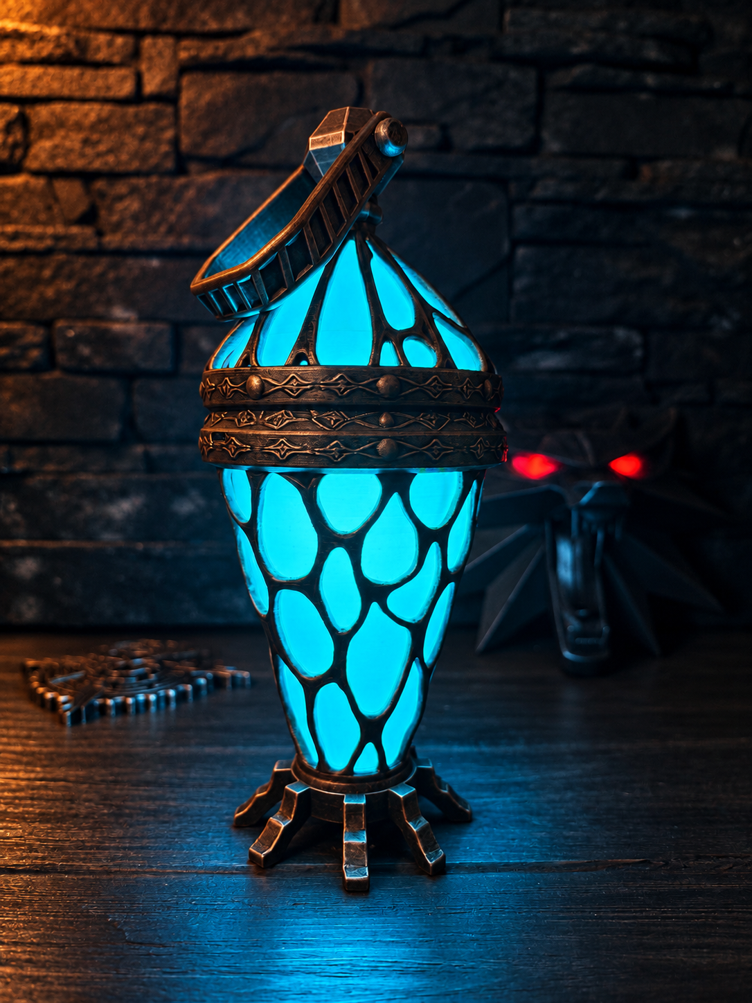 The Witcher 3 Magic Lamp, Keira Metz Lantern, Gerald