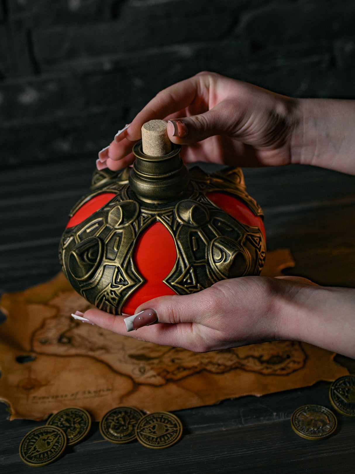 Skyrim Vampire Blood Potion, Daedric Blood Elixir, Molag Bal Dark Potion from Skyrim