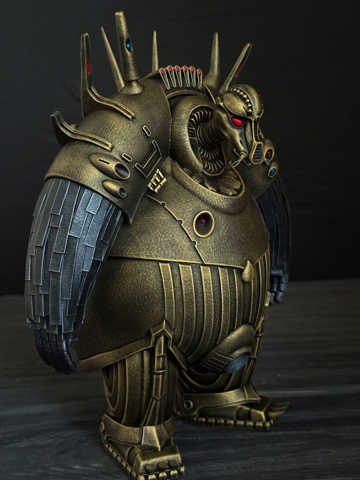 Mondoshawan Statue from The Fifth Element | 3D Printed Sci-Fi Alien Figure | Movie Prop Replica 20cm | Fifth Element Collectible