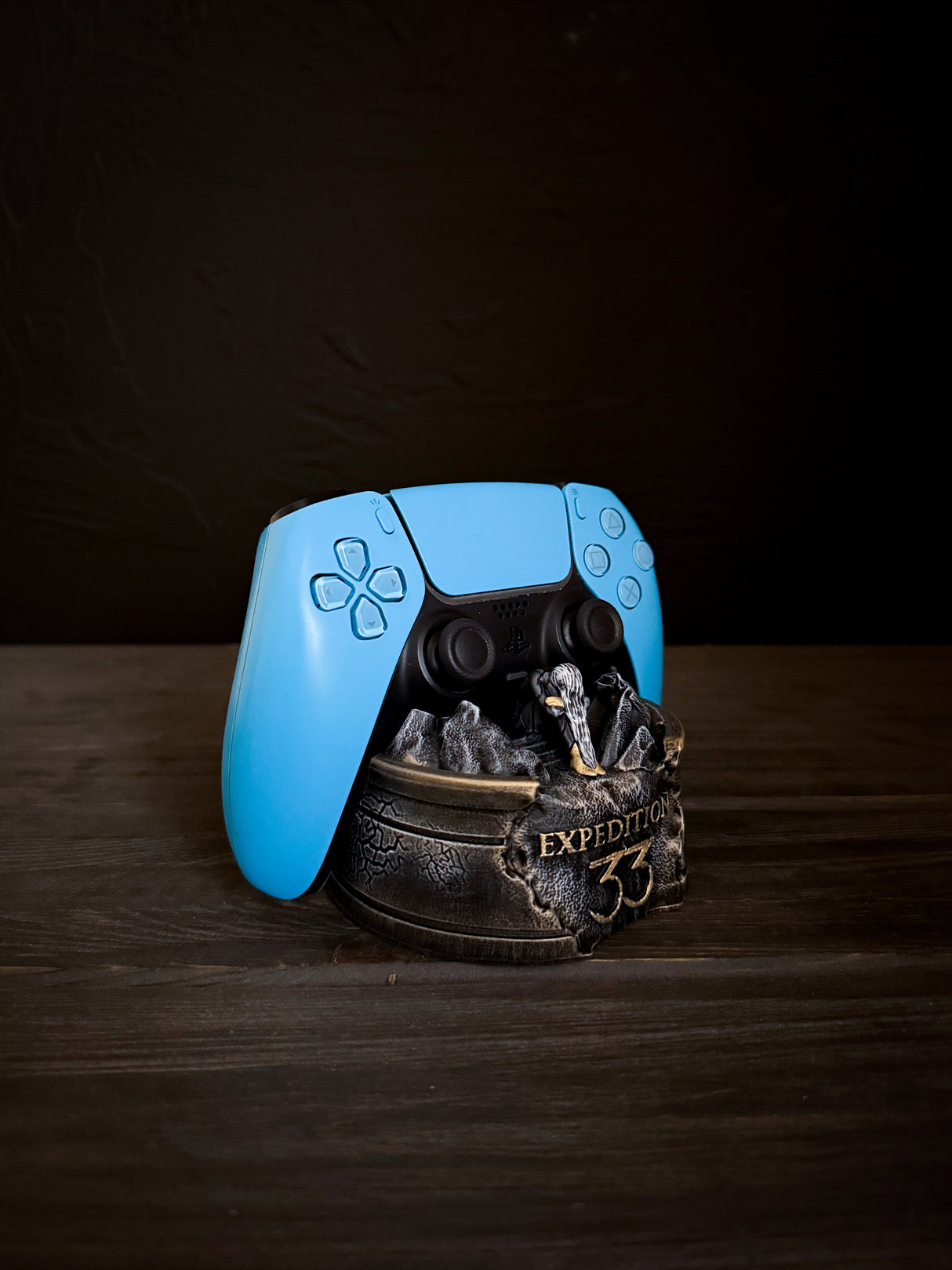 Expedition 33 PS5 Controller Stand, Expedition 33 Monolith, Handcrafted Display Base for DualSense, clair obscur expedition 33,