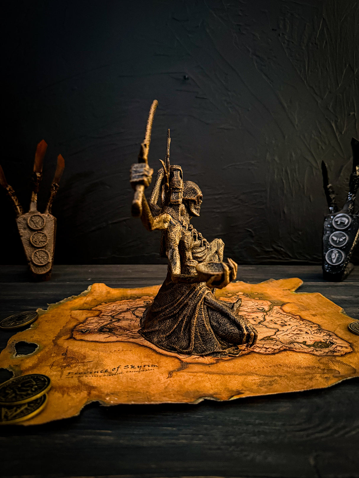 Sithis The Void Incarnate – Skyrim Inspired Statue | Hand Painted 3D Printed Relic of the Dark Brotherhood