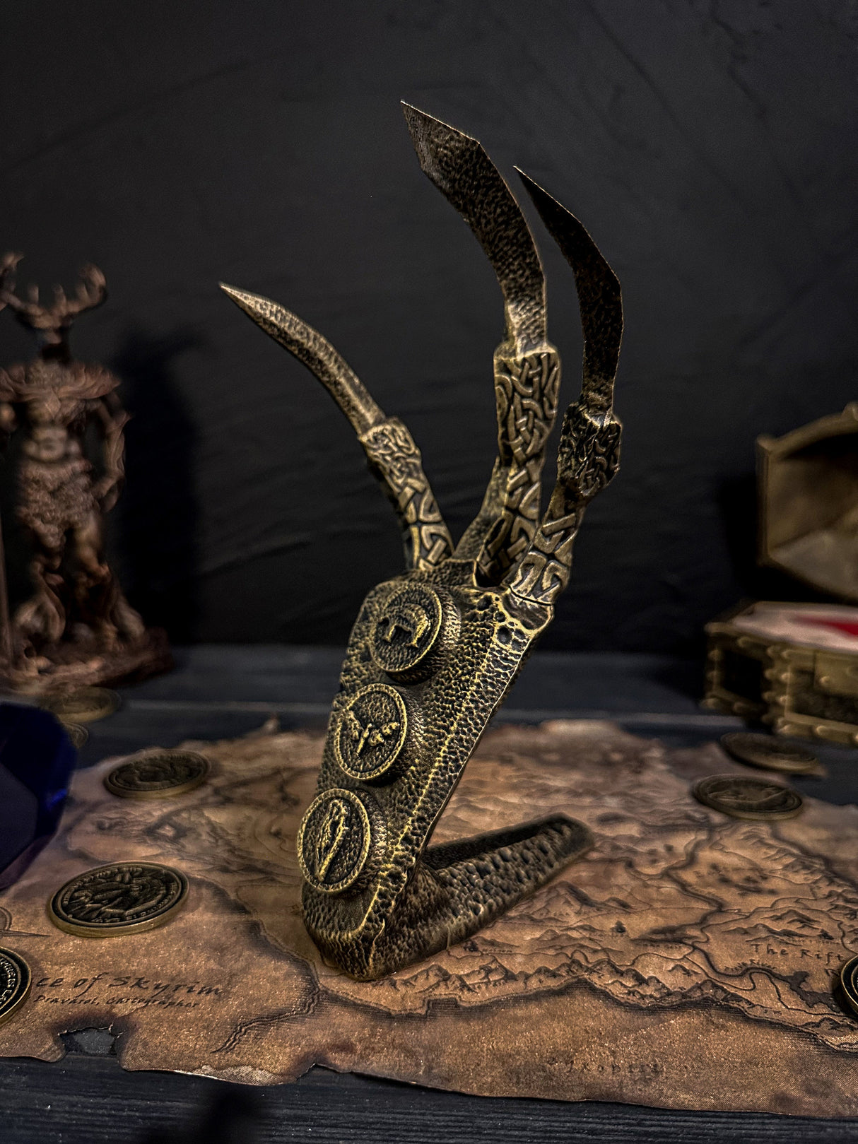 Skyrim Golden Dragon Claw, Cosplay, The Elder Scrolls V, Artifact, Dragon Claw, TES, Skyrim Decor