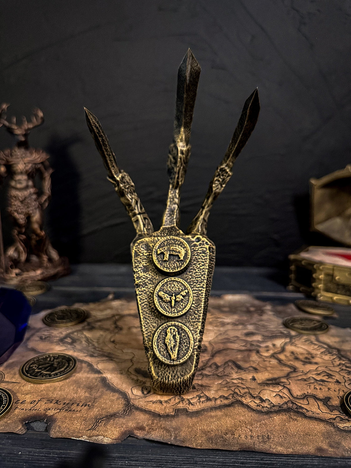 Skyrim Golden Dragon Claw, Cosplay, The Elder Scrolls V, Artifact, Dragon Claw, TES, Skyrim Decor