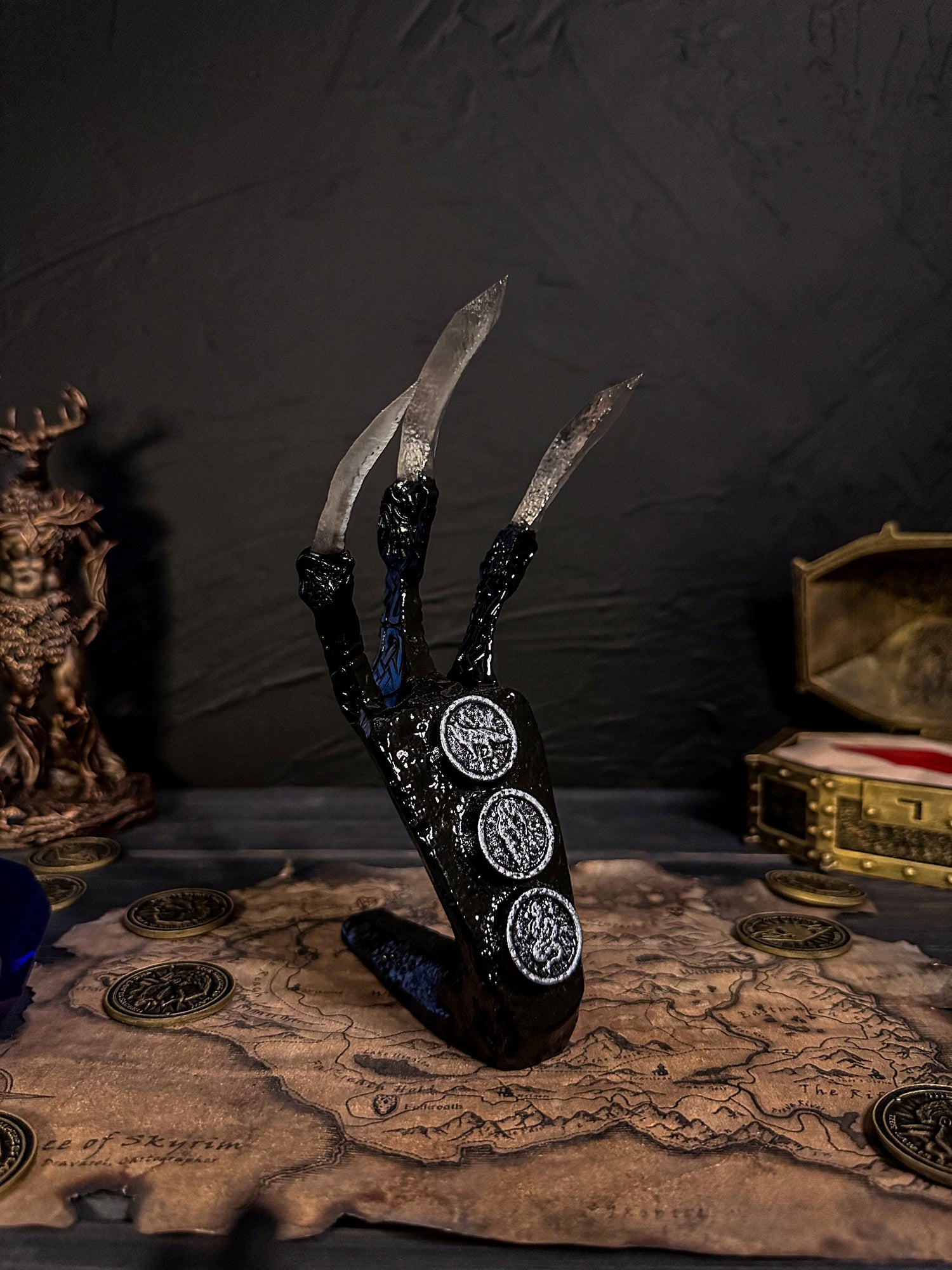 Glass Dragon Claw, Skyrim Artifact, Claw with Correct Animal Combination, The Elder Scrolls Home and Office Decor, Game Fan Gift