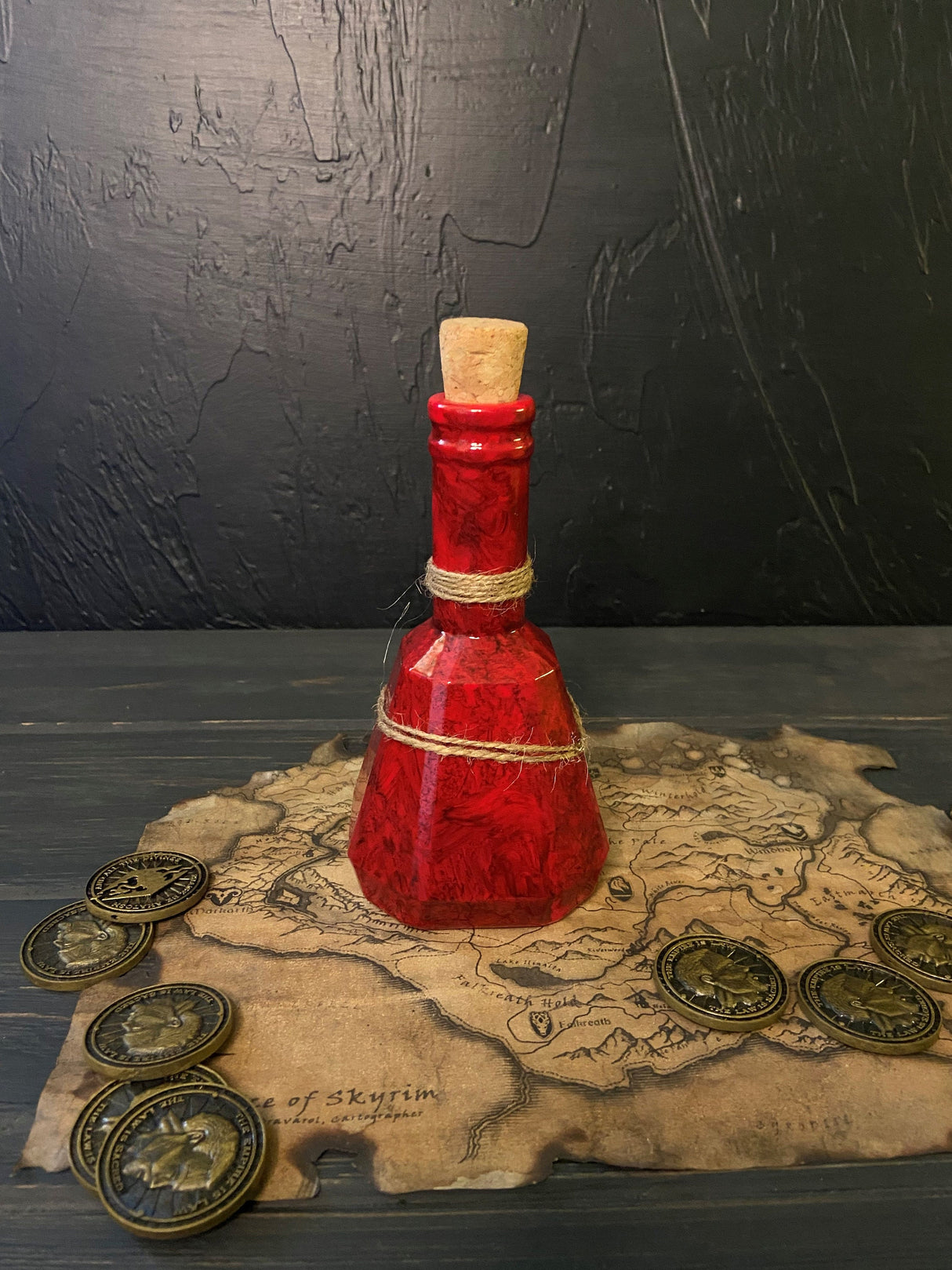 Skyrim Potion Bottles, The Elder Scrolls Arfifact, Health, Mana, Stamina Potions