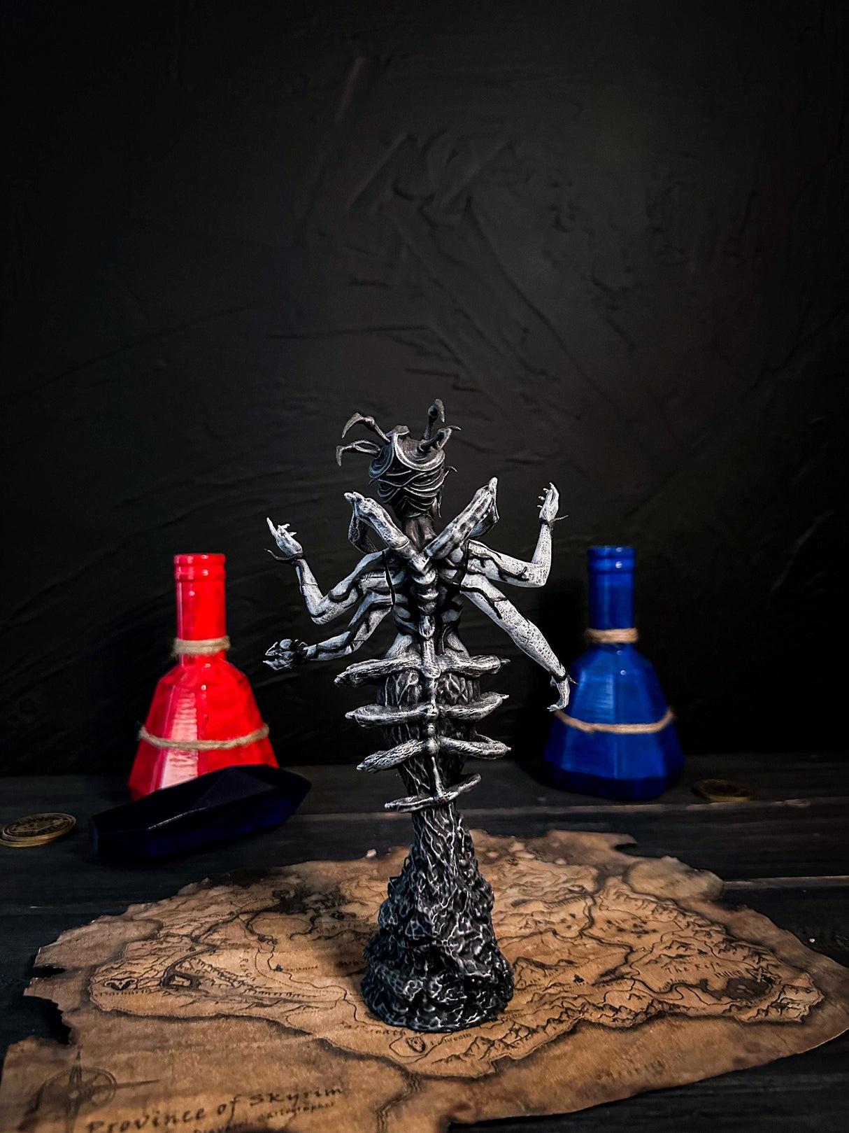 White Mephala Statue, Skyrim The Elder Scrolls V Cosplay, Elder Scroll Online Decor, Daedric Princes Figurine, Spider Woman