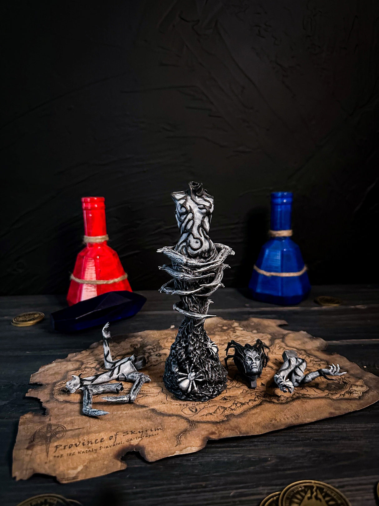 White Mephala Statue, Skyrim The Elder Scrolls V Cosplay, Elder Scroll Online Decor, Daedric Princes Figurine, Spider Woman