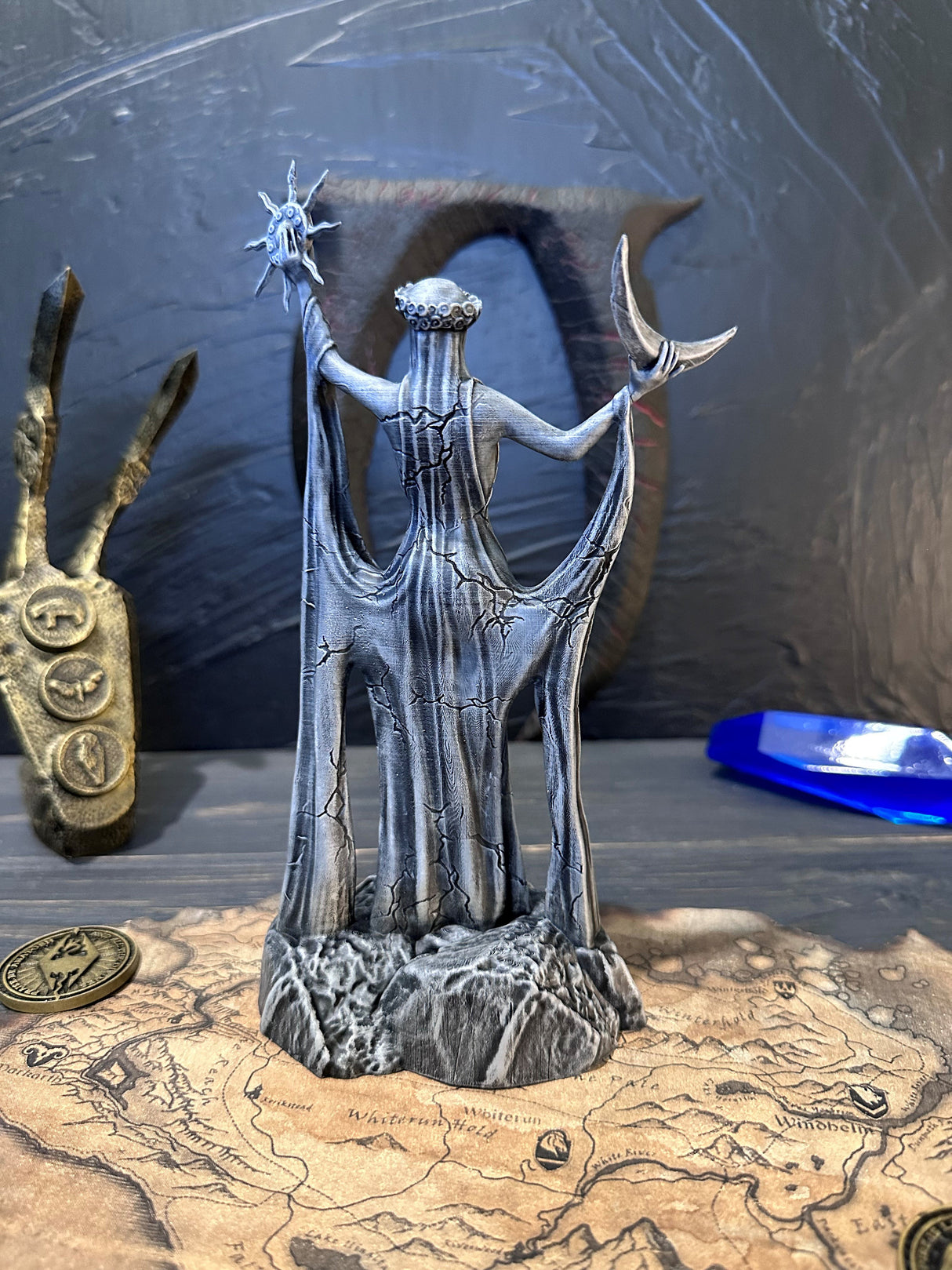 Stone Azura Figurine, Skyrim Daedric Prince, The Elder Scrolls, Figurine of Goddess