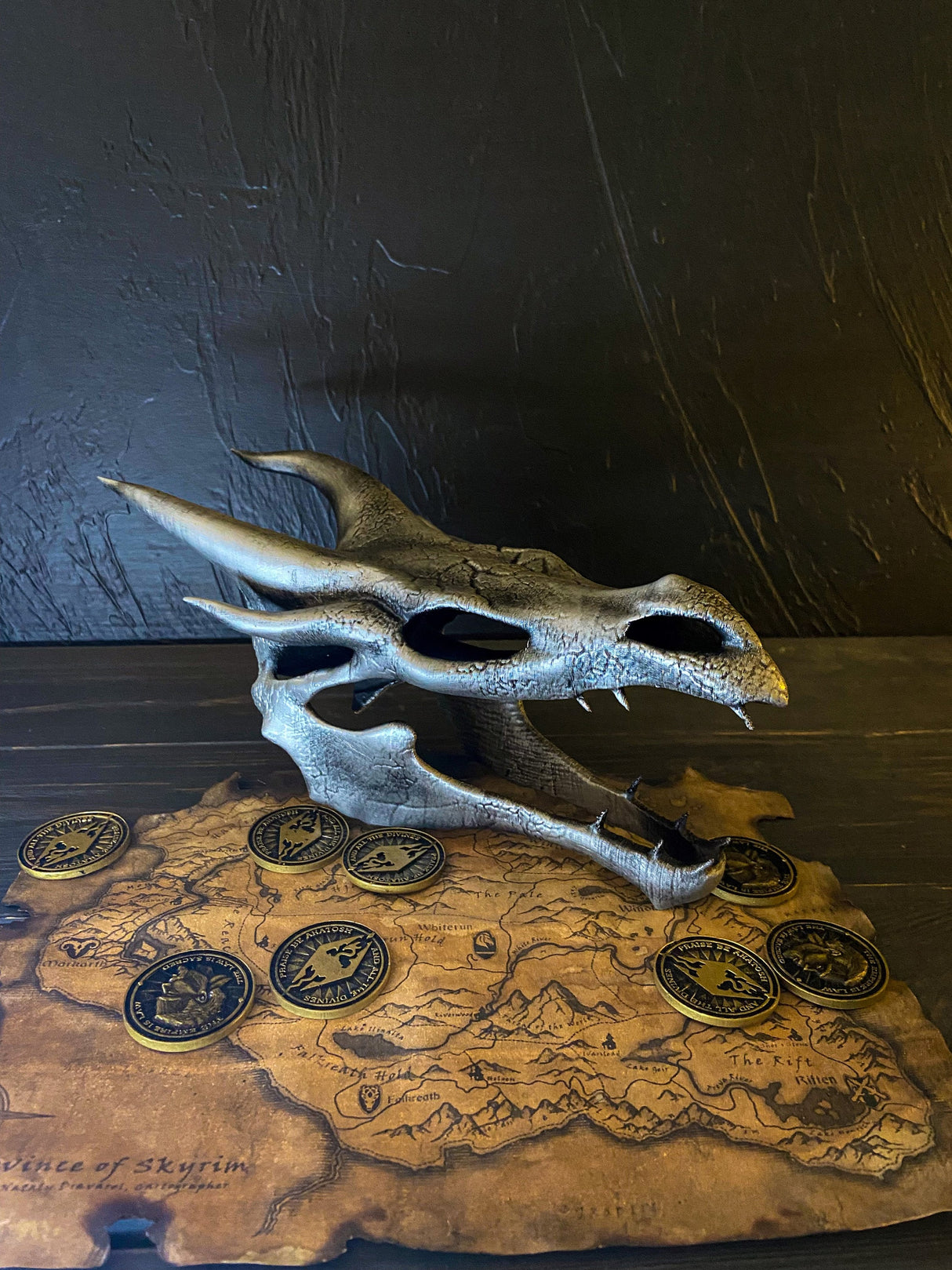 Skyrim Dragon Skull, The Elder Scrolls, Best Home Decor, Original Gift, Artifact, Cosplay and Decor