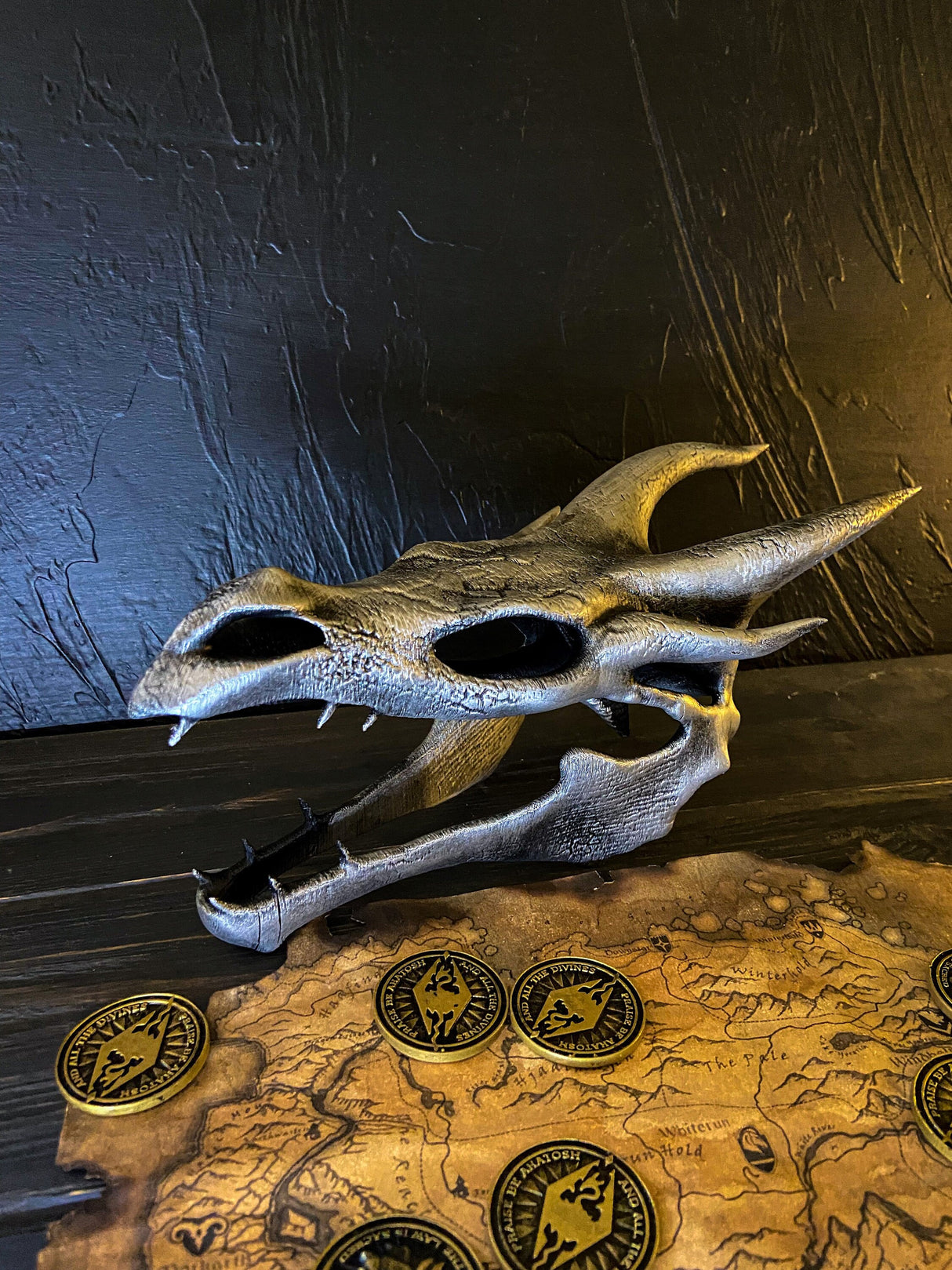 Skyrim Dragon Skull, The Elder Scrolls, Best Home Decor, Original Gift, Artifact, Cosplay and Decor