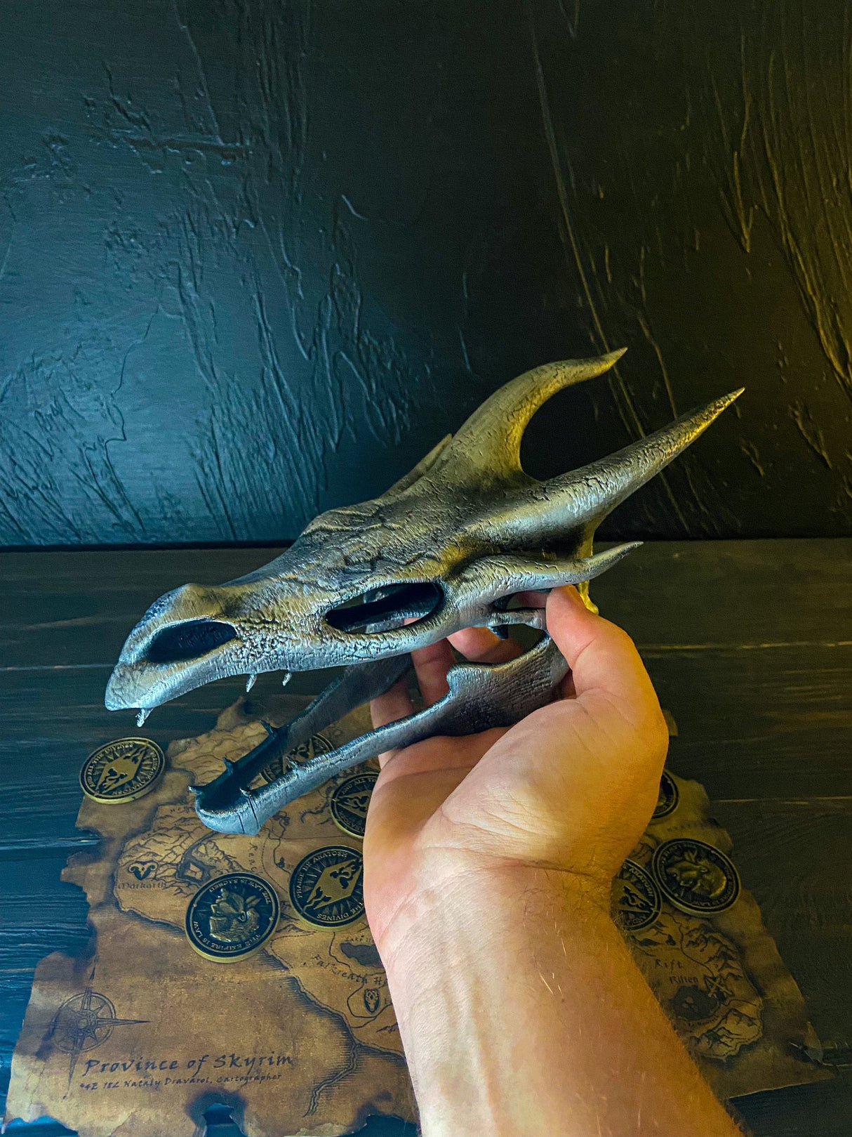 Skyrim Dragon Skull, The Elder Scrolls, Best Home Decor, Original Gift, Artifact, Cosplay and Decor