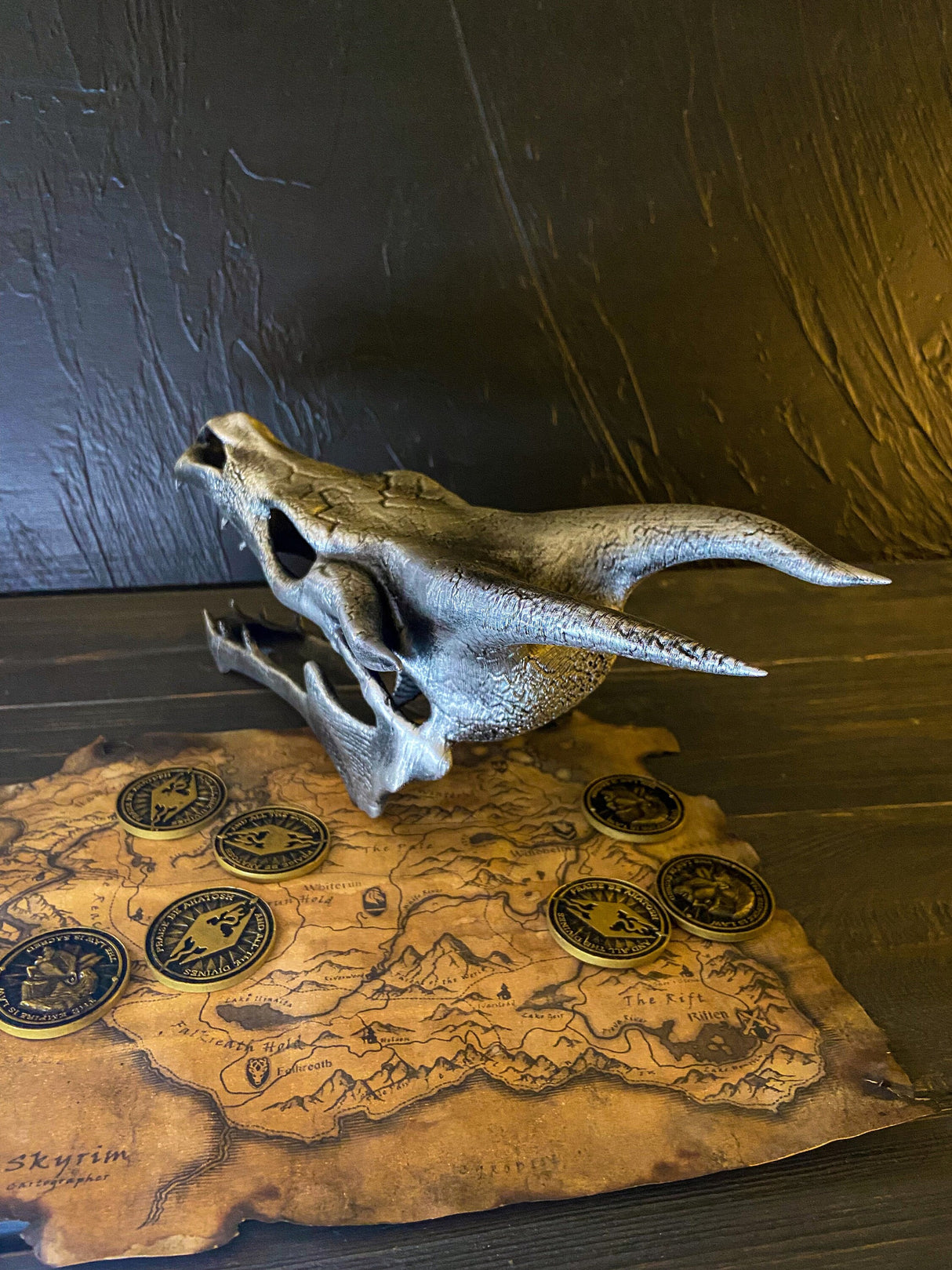 Skyrim Dragon Skull, The Elder Scrolls, Best Home Decor, Original Gift, Artifact, Cosplay and Decor
