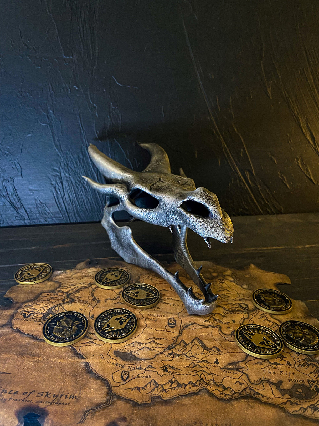 Skyrim Dragon Skull, The Elder Scrolls, Best Home Decor, Original Gift, Artifact, Cosplay and Decor