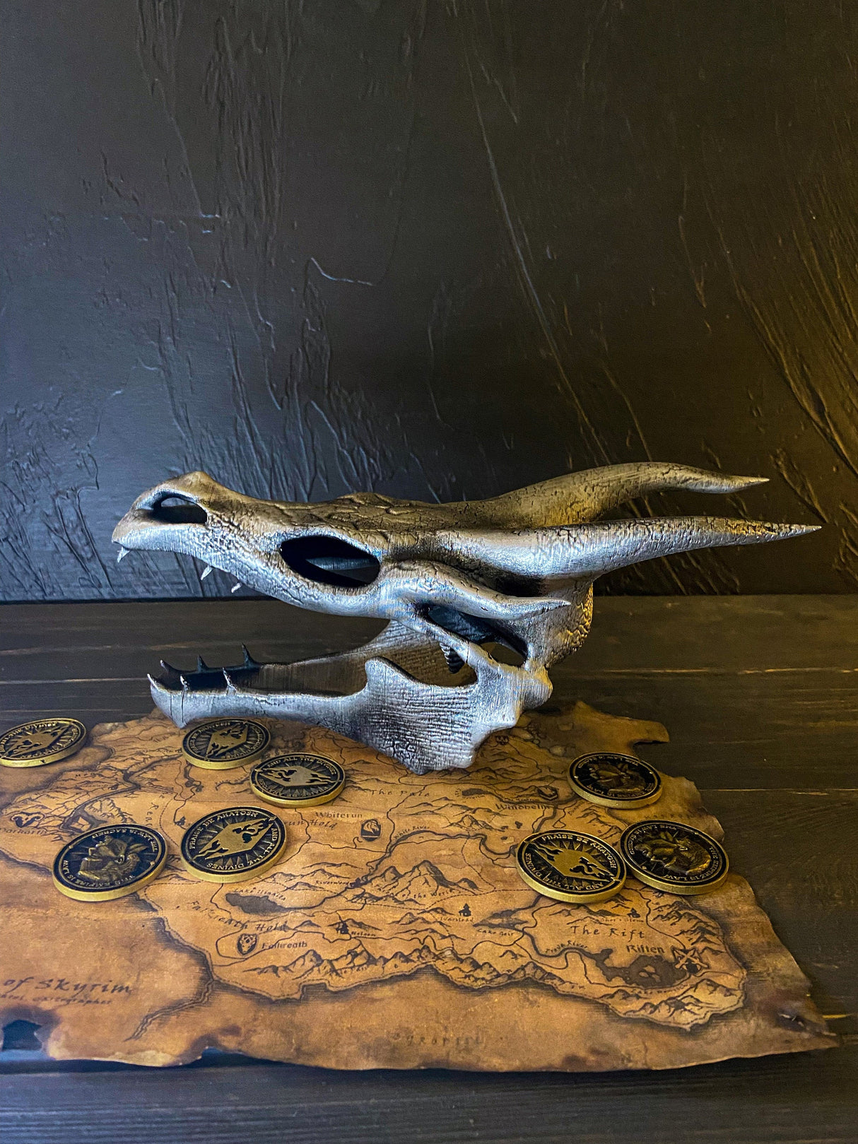 Skyrim Dragon Skull, The Elder Scrolls, Best Home Decor, Original Gift, Artifact, Cosplay and Decor
