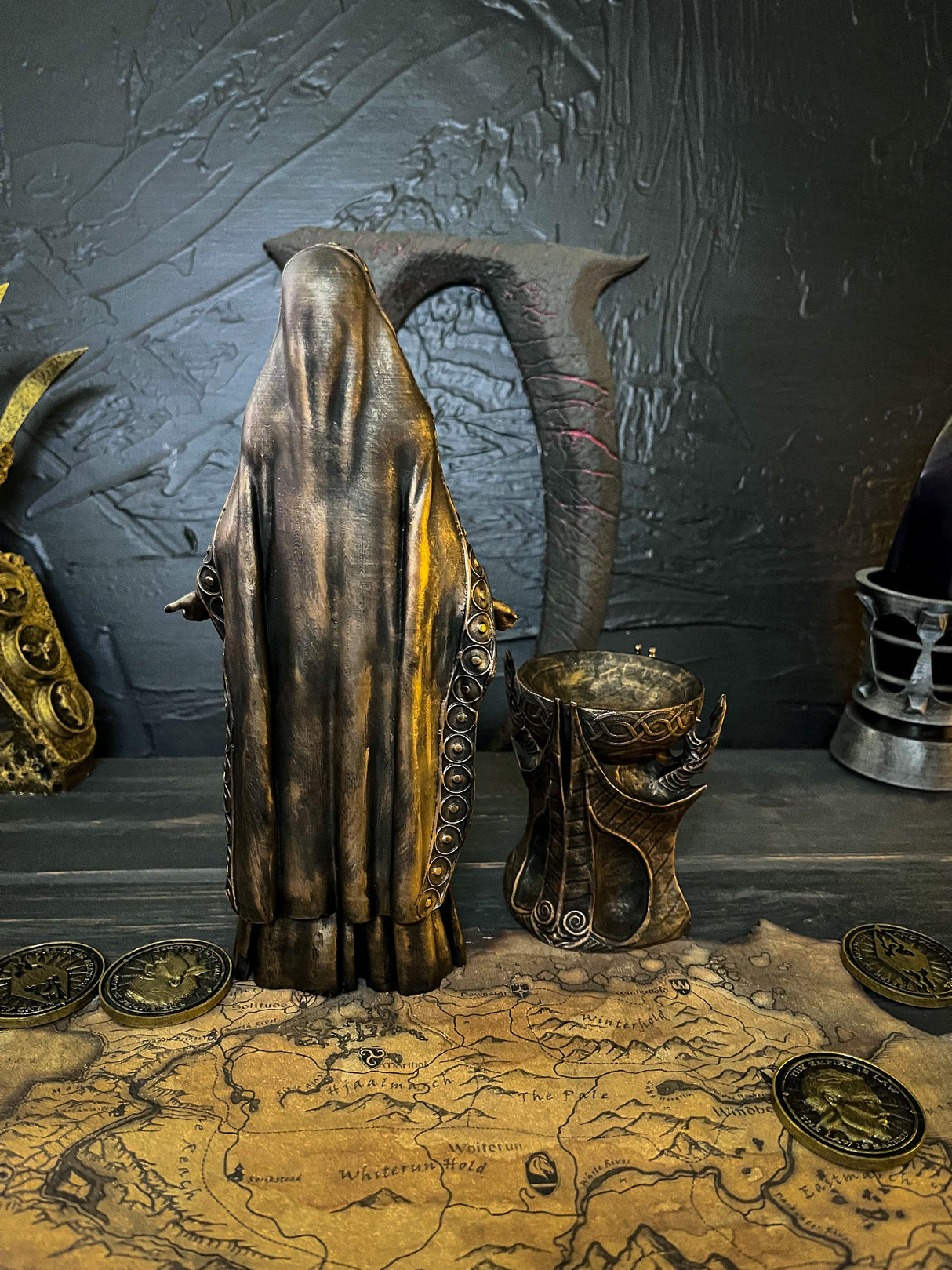 Mara Statue Skyrim, The Elder Scrolls V Decor and Cosplay, Goddess of the Nine Divines, Mother-Goddess, Goddess of Love, Mara Figurine