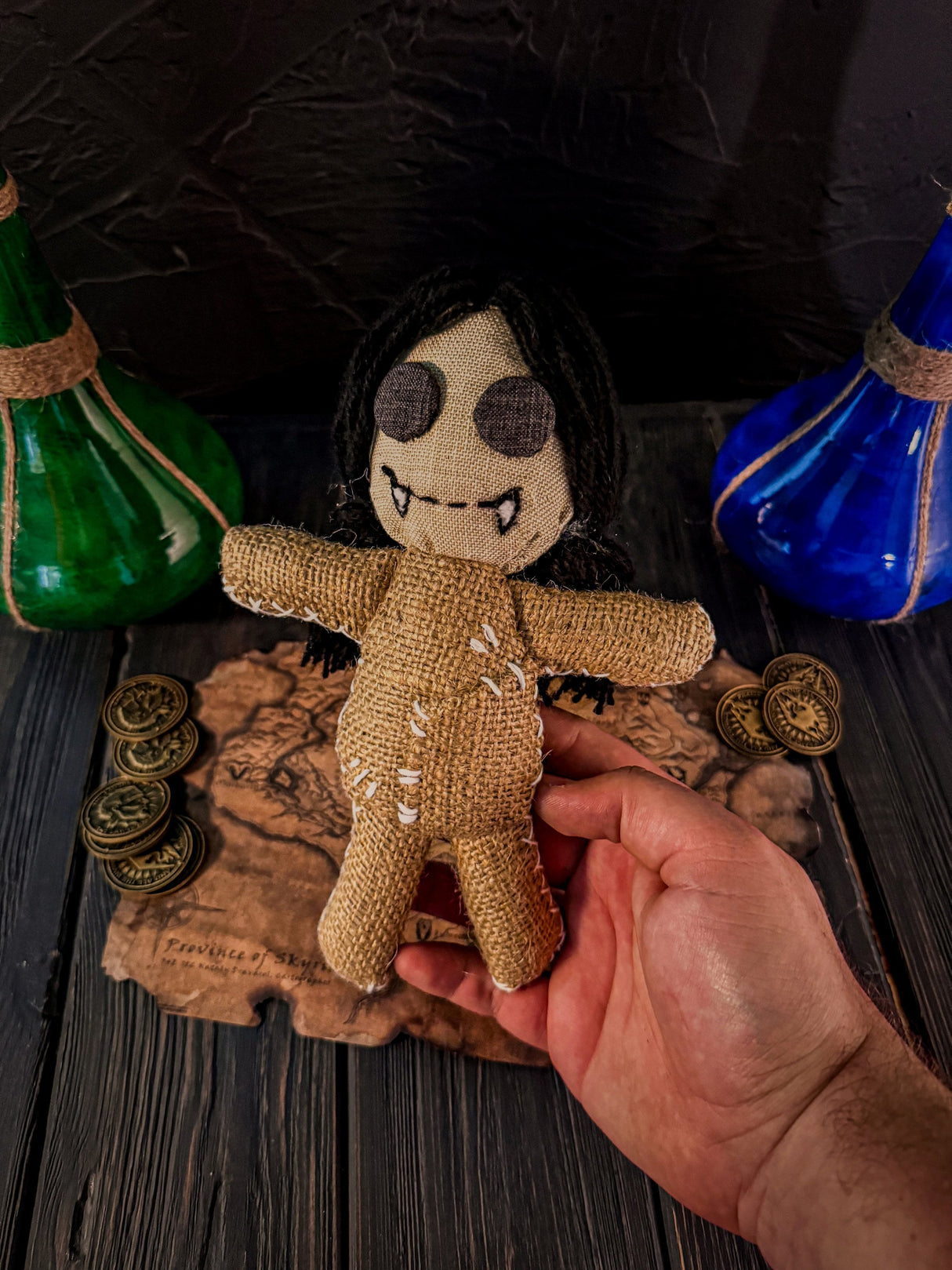 Skyrim Child's Vampire Doll The Elder Scrolls V, Anniversary Edition, Skyrim Toy