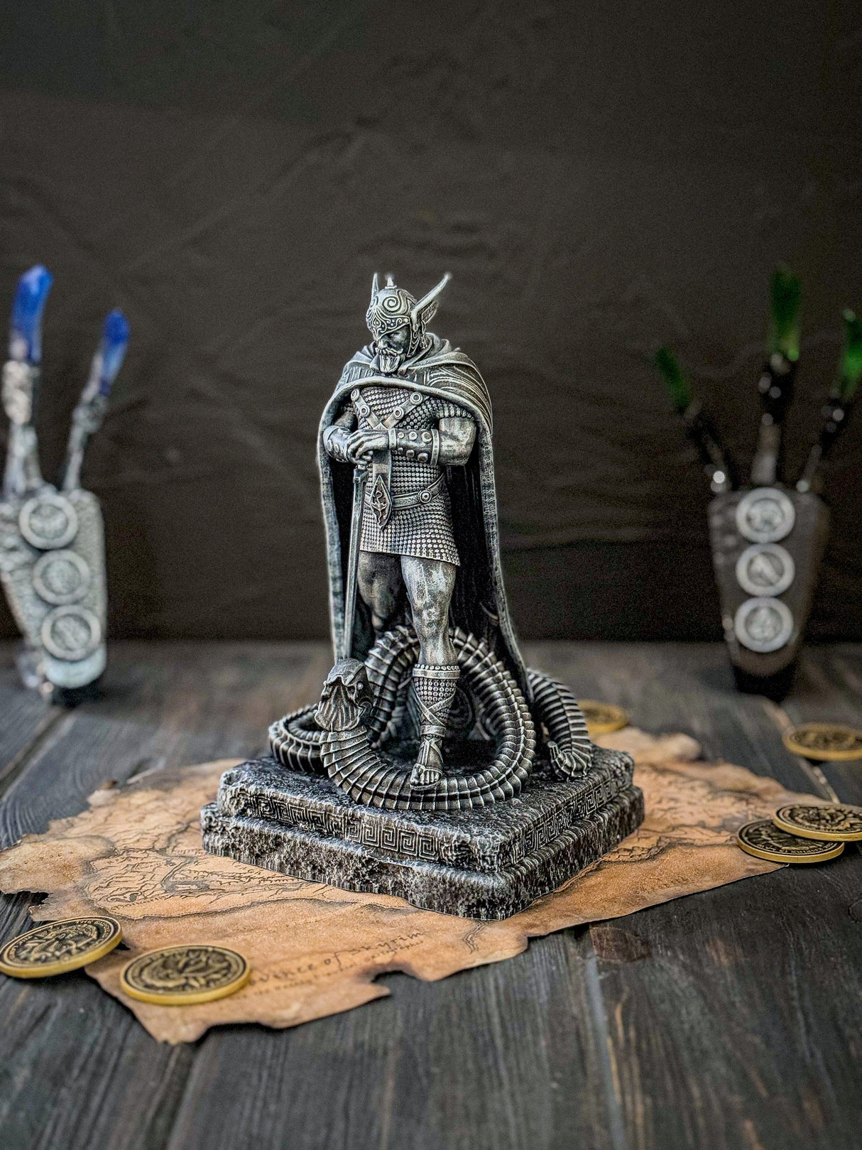 Talos Sculpture, Skyrim Inspired, Home and Office Decor for The Elder Scrolls Fans, Skyrim Figurine
