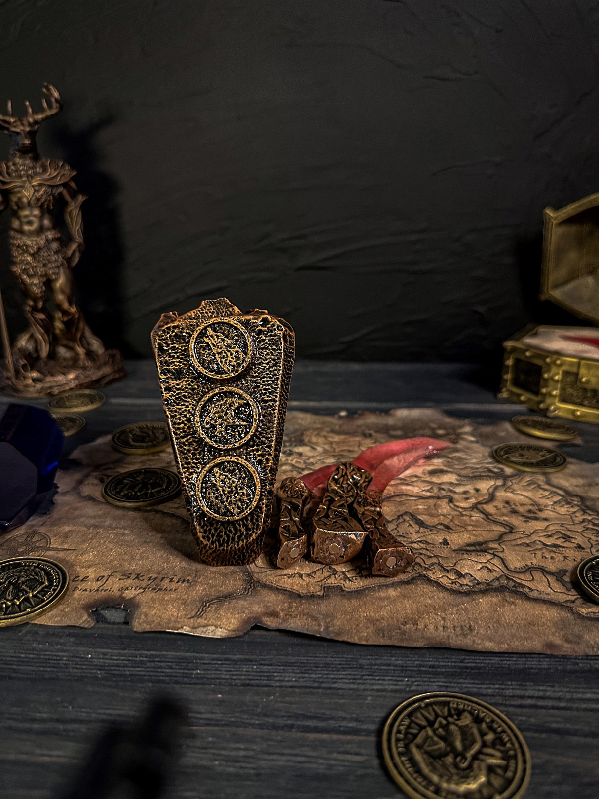 Ruby Dragon Claw, Skyrim Artefact, Correct Animal Combination, The Elder Scrolls Decor, Gift for Fans