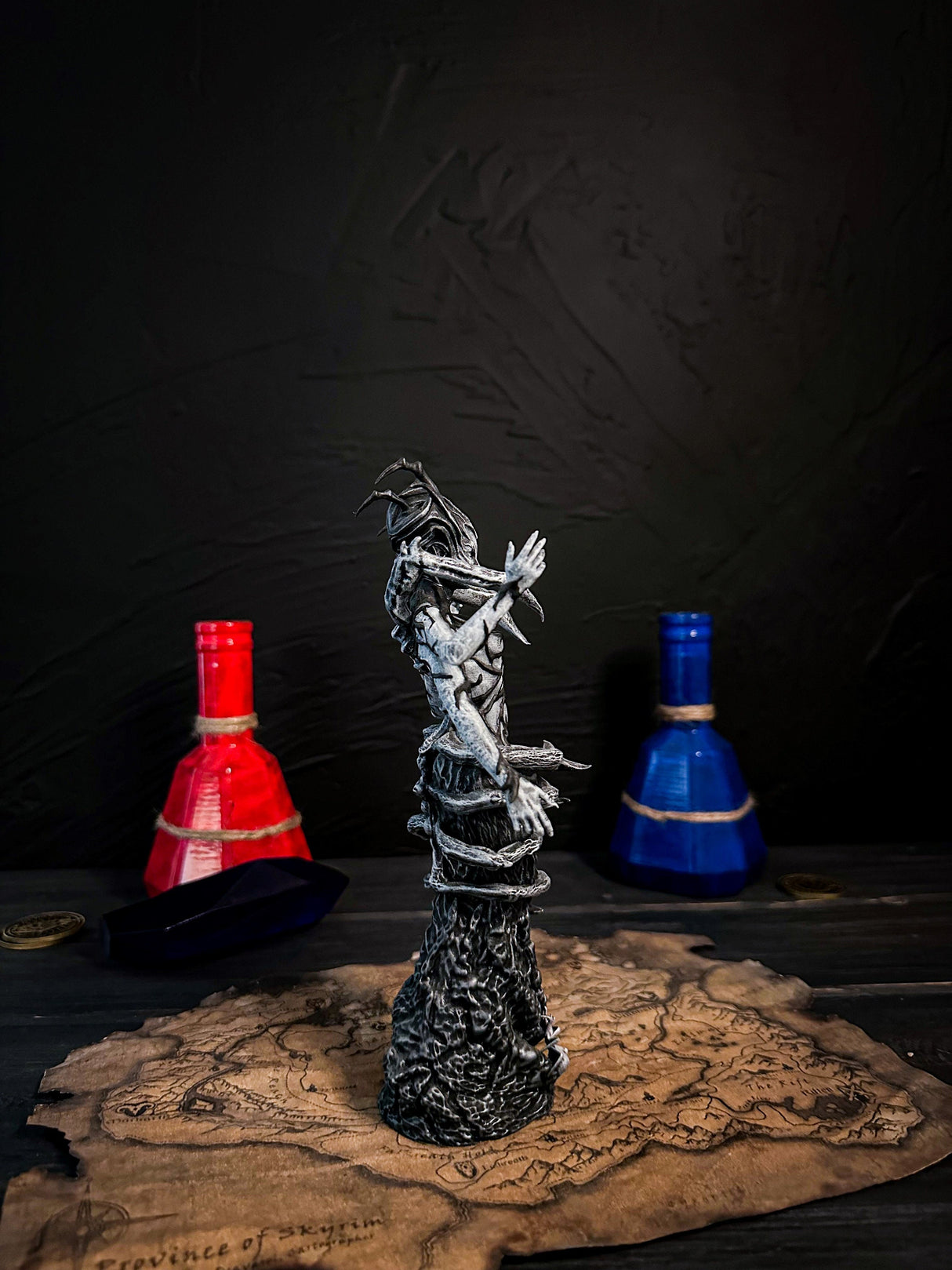 White Mephala Statue, Skyrim The Elder Scrolls V Cosplay, Elder Scroll Online Decor, Daedric Princes Figurine, Spider Woman