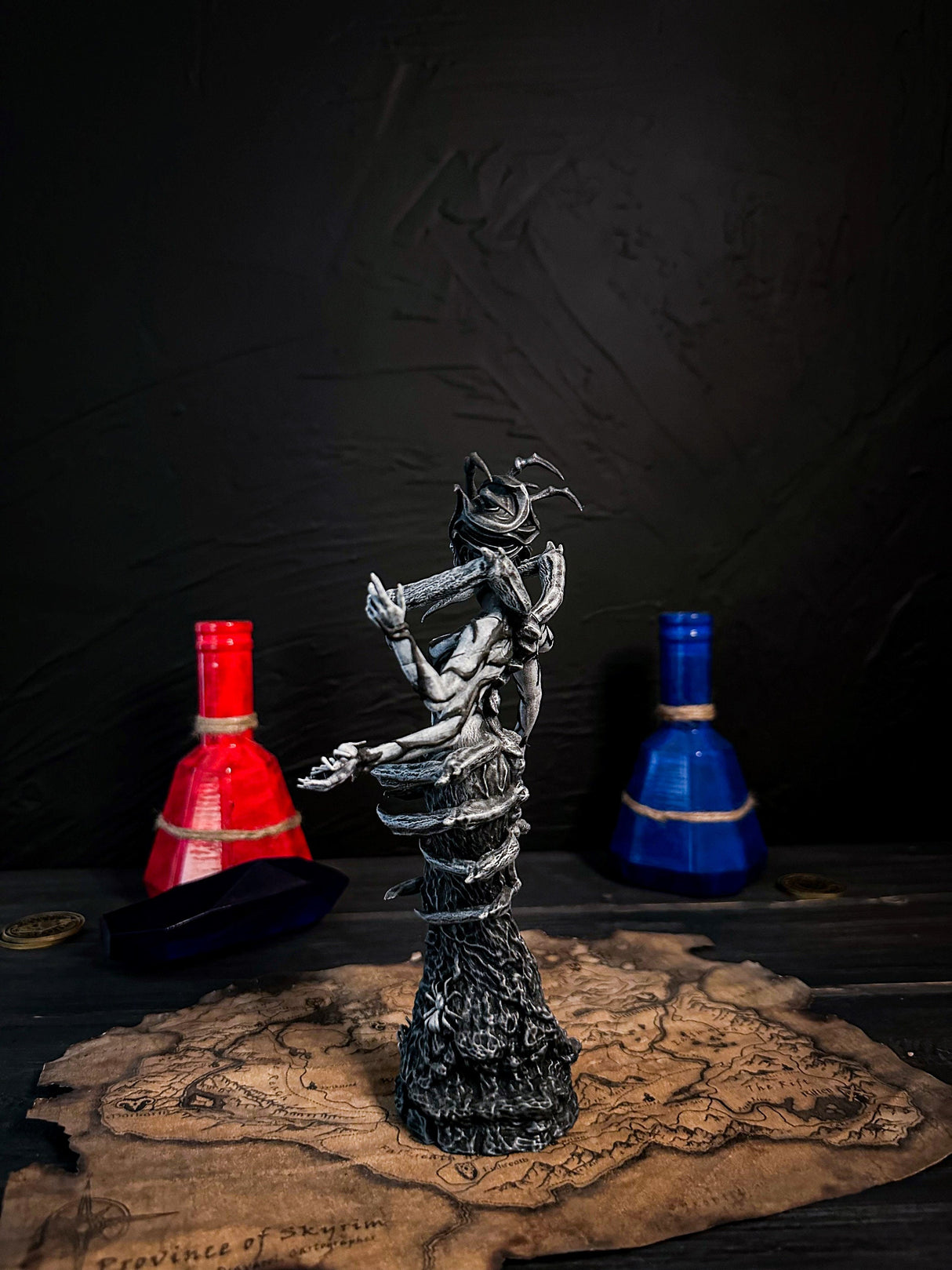 White Mephala Statue, Skyrim The Elder Scrolls V Cosplay, Elder Scroll Online Decor, Daedric Princes Figurine, Spider Woman