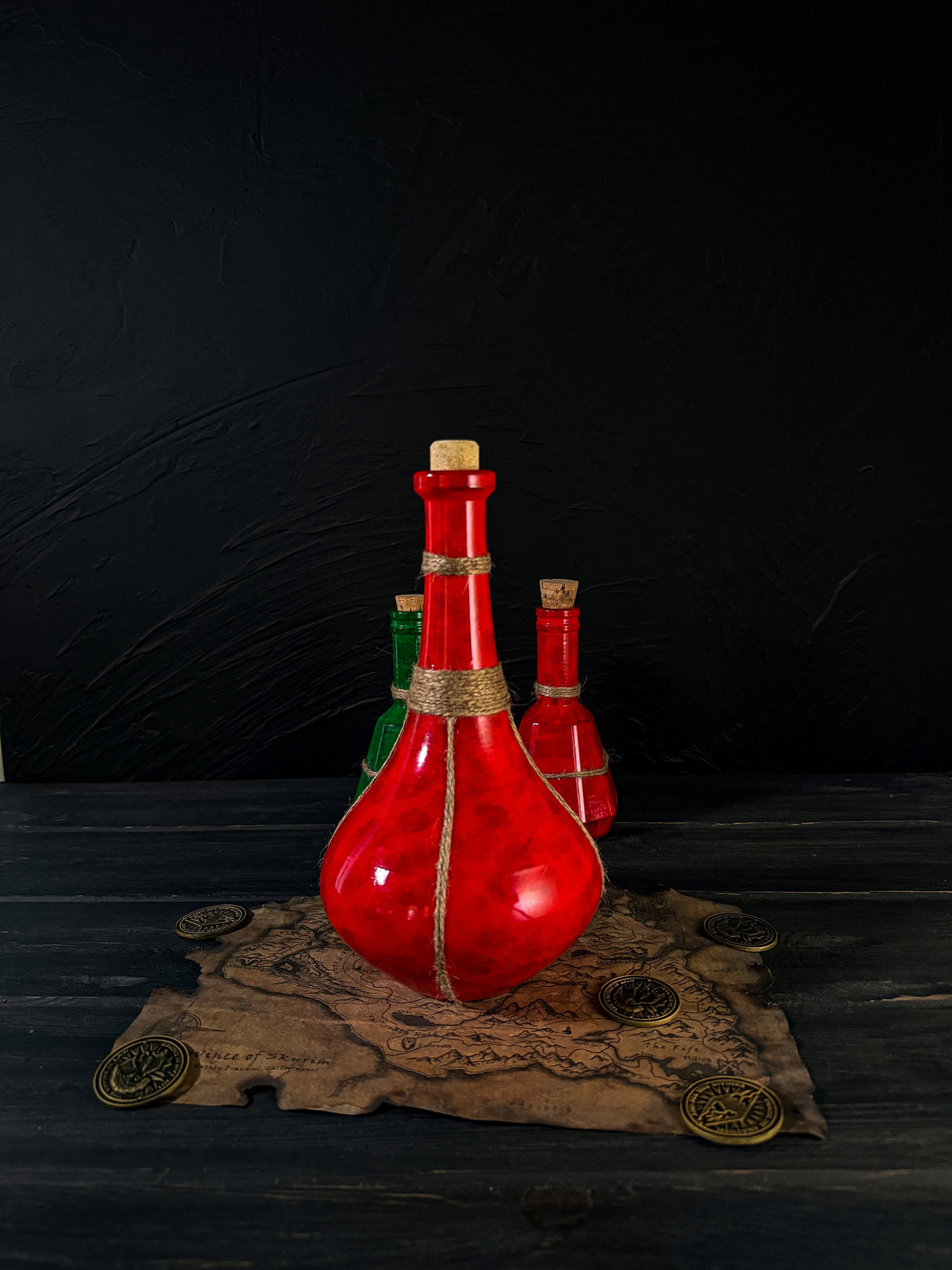 Skyrim Potions of Ultimate Stamina, Ultimate Healing and Ultimate Magicka, The Elder Scrolls Arfifact, Health, Mana, Stamina Potions