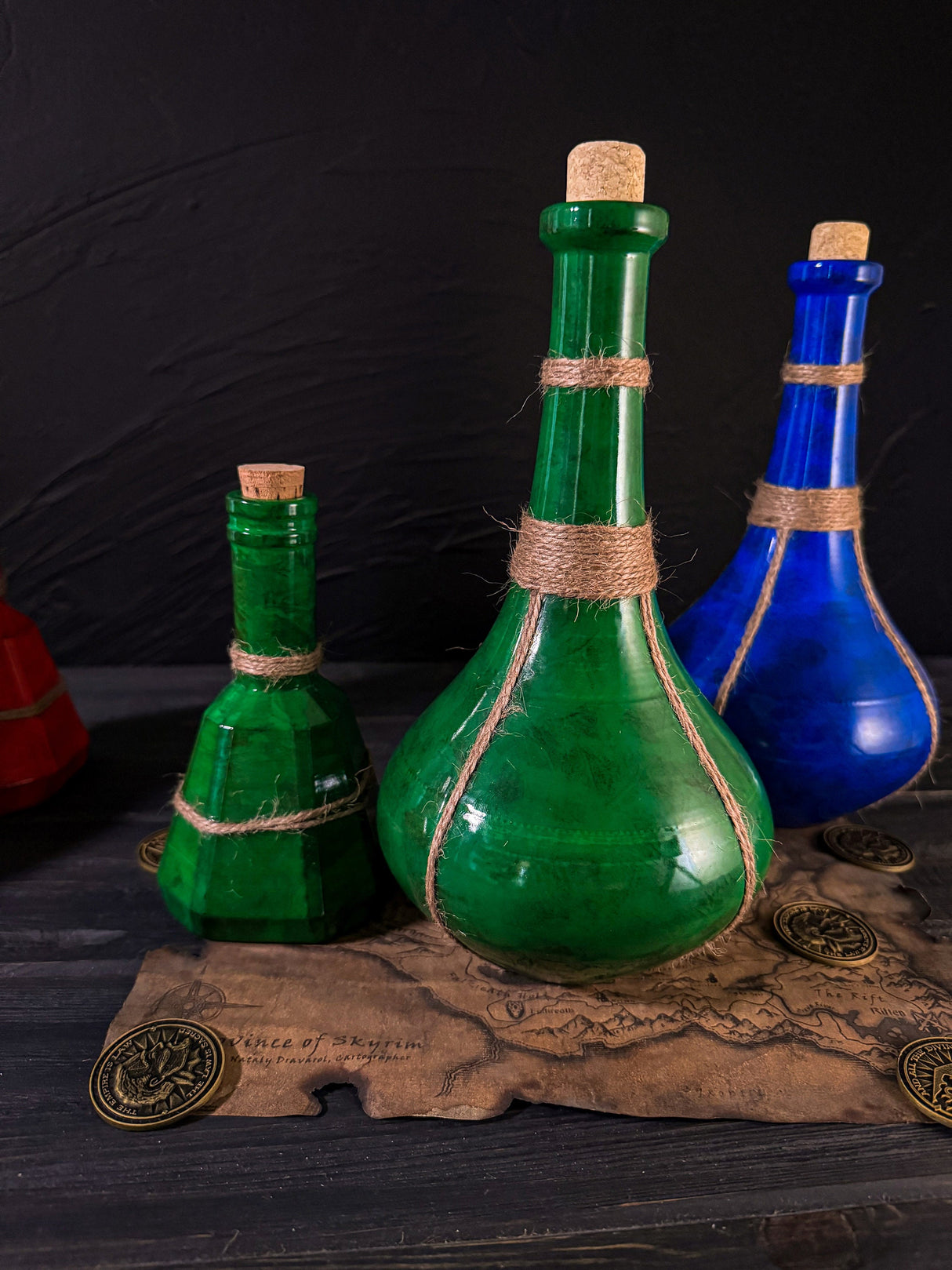 Skyrim Potions of Ultimate Stamina, Ultimate Healing and Ultimate Magicka, The Elder Scrolls Arfifact, Health, Mana, Stamina Potions