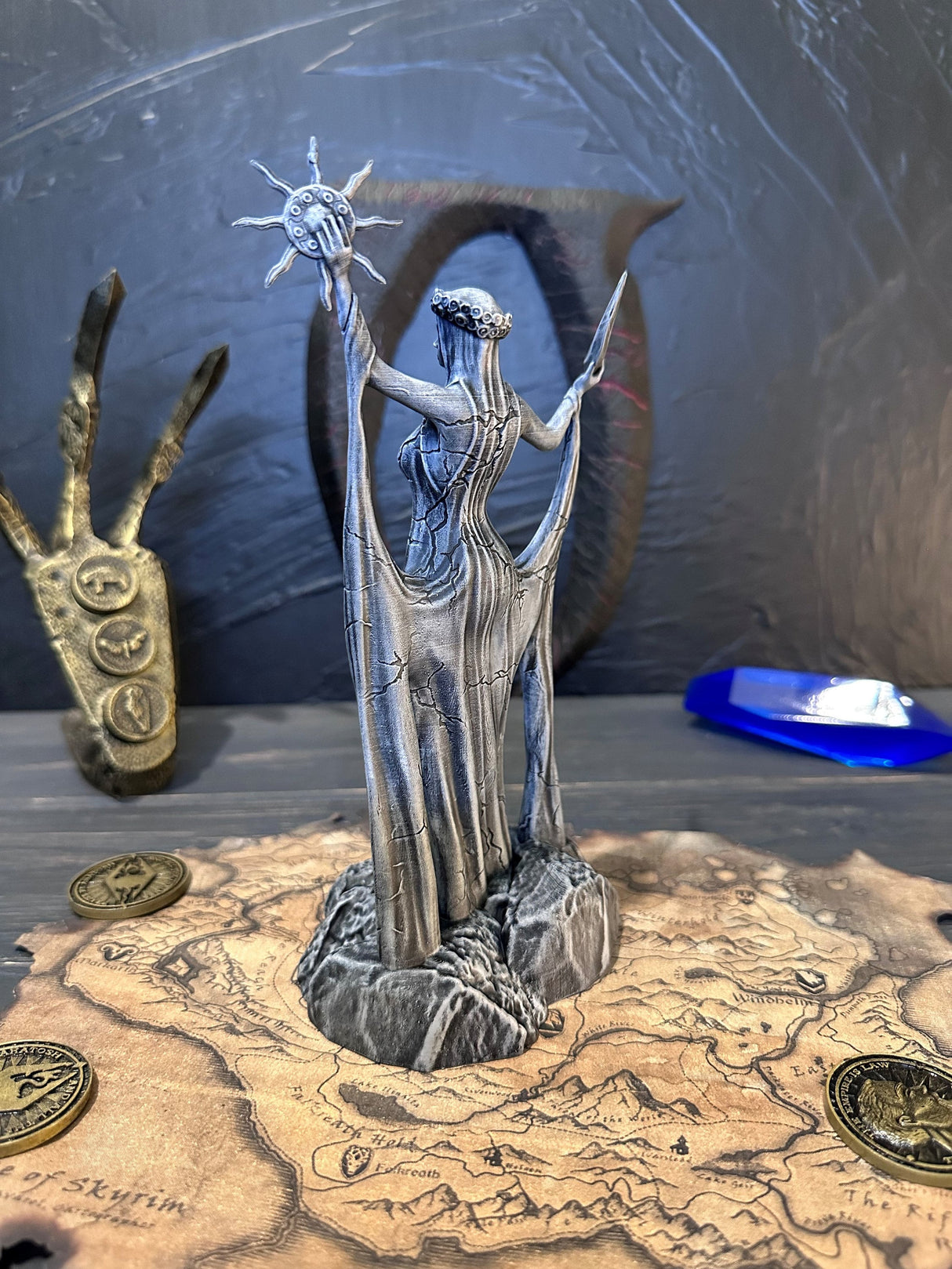 Stone Azura Figurine, Skyrim Daedric Prince, The Elder Scrolls, Figurine of Goddess