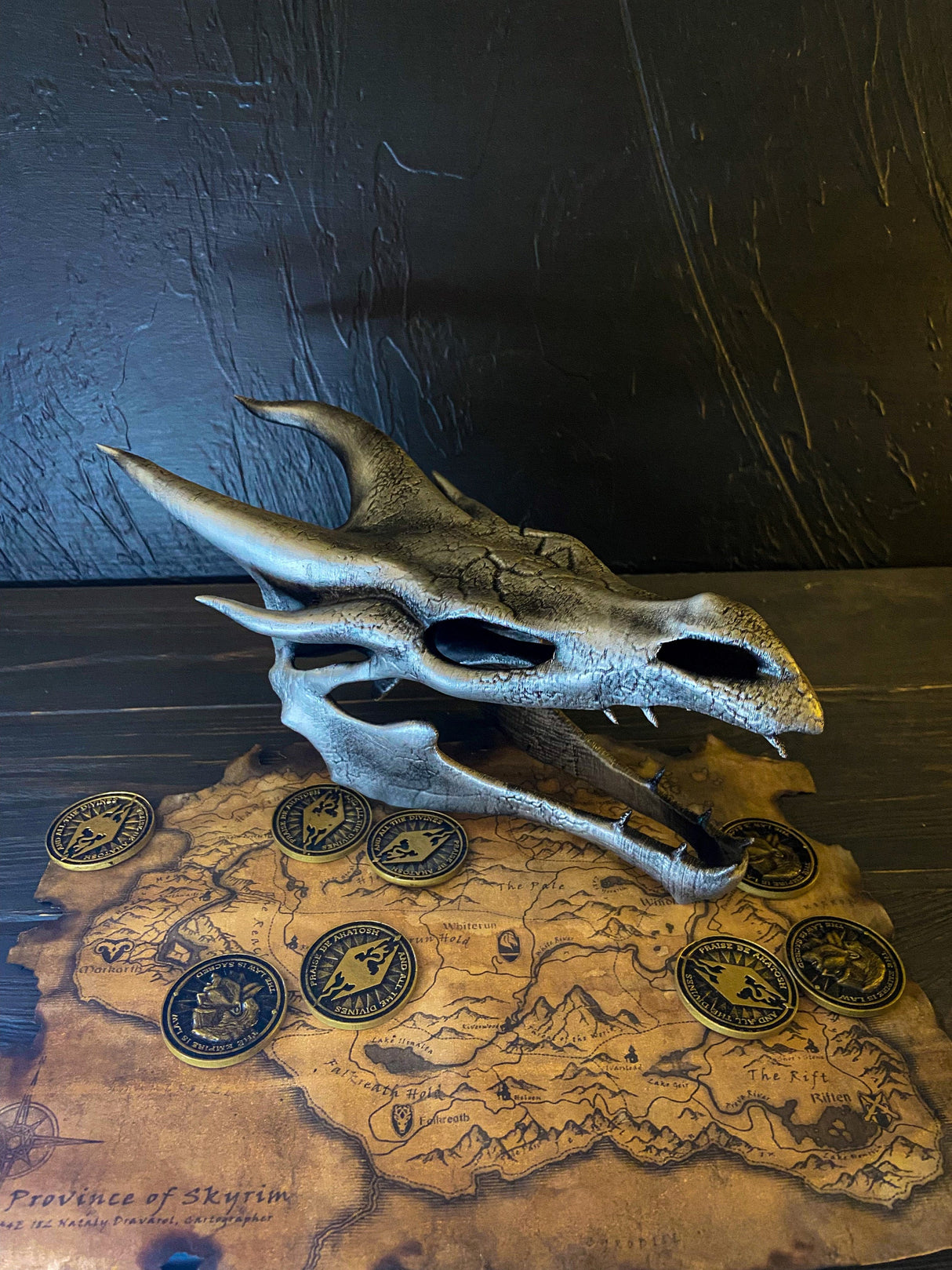 Skyrim Dragon Skull, The Elder Scrolls, Best Home Decor, Original Gift, Artifact, Cosplay and Decor