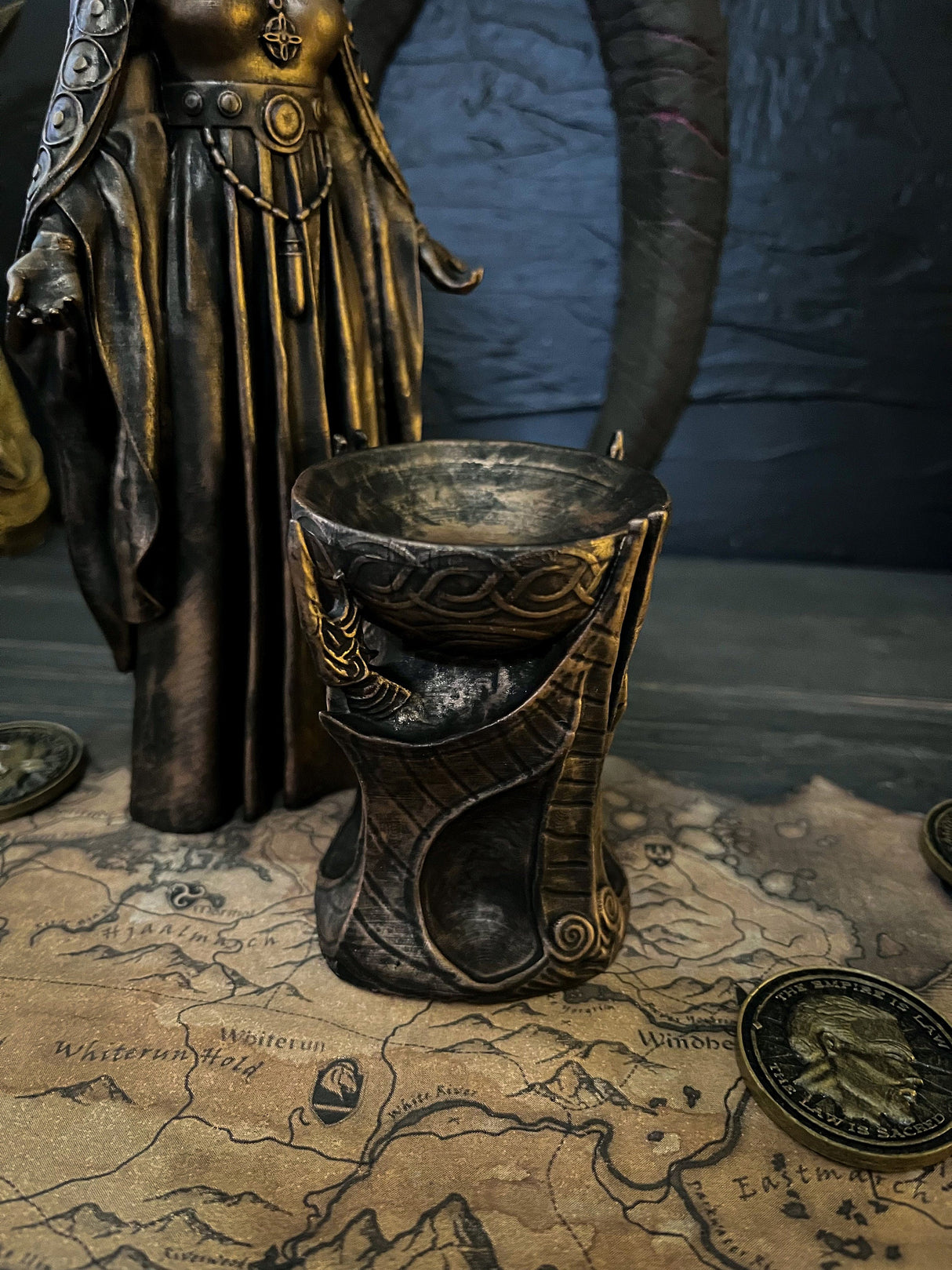 Mara Statue Skyrim, The Elder Scrolls V Decor and Cosplay, Goddess of the Nine Divines, Mother-Goddess, Goddess of Love, Mara Figurine