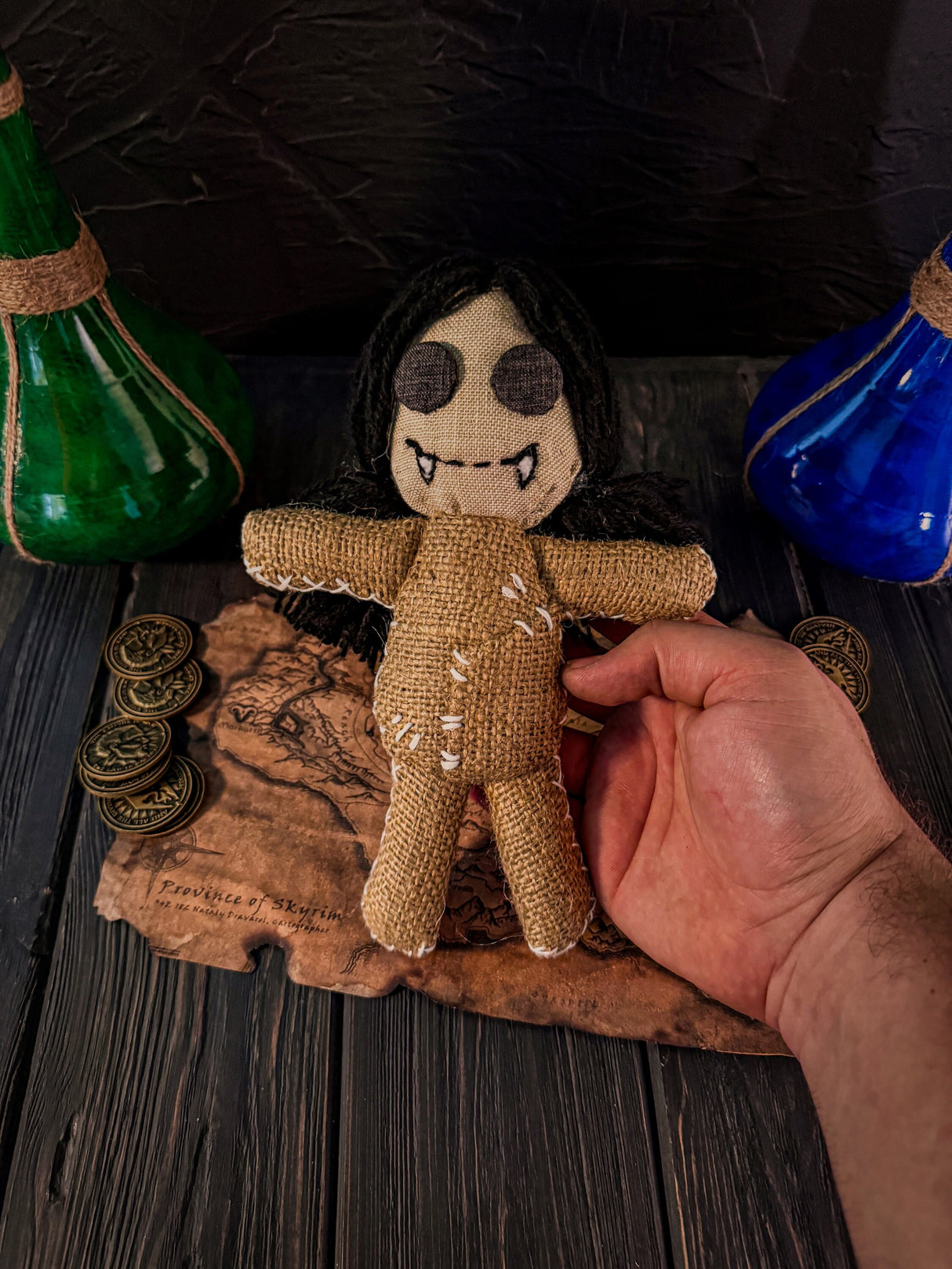 Skyrim Child's Vampire Doll The Elder Scrolls V, Anniversary Edition, Skyrim Toy