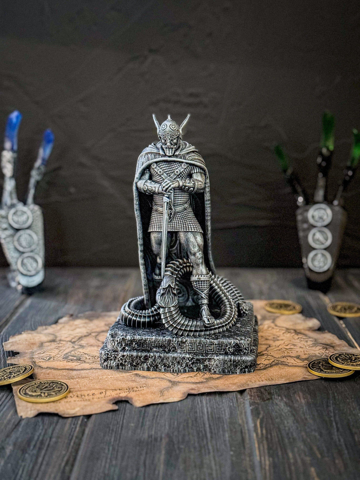 Talos Sculpture, Skyrim Inspired, Home and Office Decor for The Elder Scrolls Fans, Skyrim Figurine