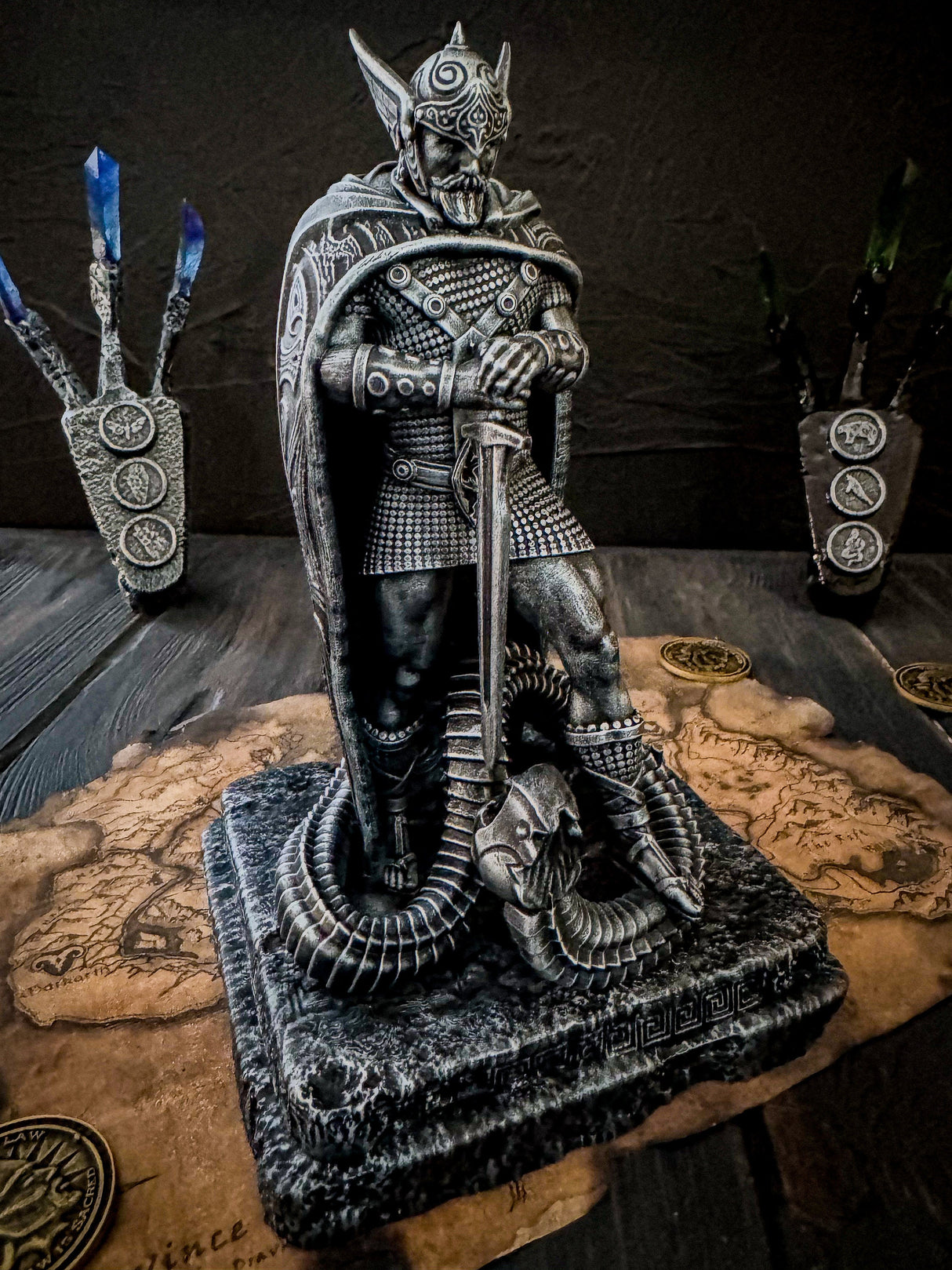 Talos Sculpture, Skyrim Inspired, Home and Office Decor for The Elder Scrolls Fans, Skyrim Figurine