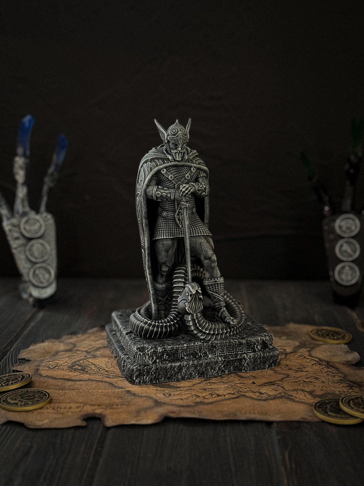 Talos Sculpture, Skyrim Inspired, Home and Office Decor for The Elder Scrolls Fans, Skyrim Figurine
