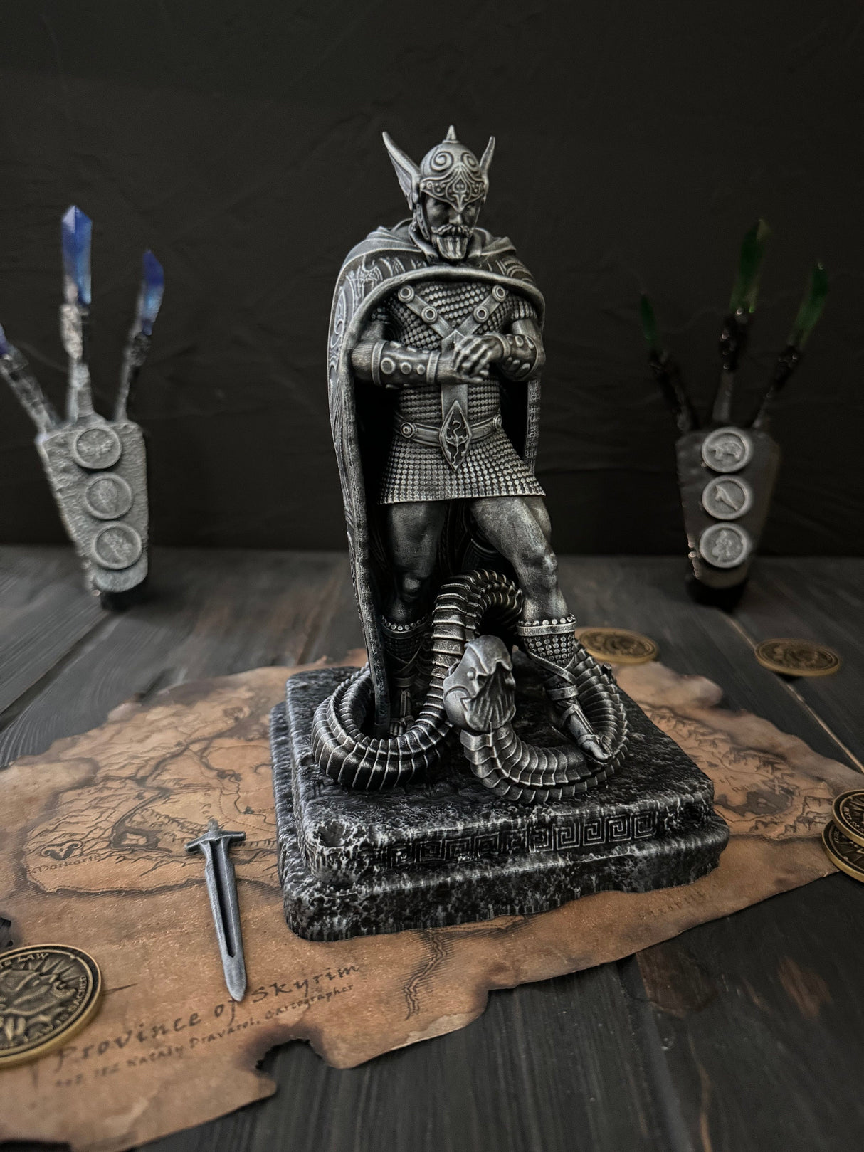 Talos Sculpture, Skyrim Inspired, Home and Office Decor for The Elder Scrolls Fans, Skyrim Figurine