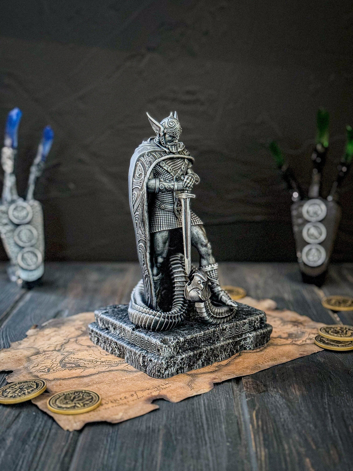 Talos Sculpture, Skyrim Inspired, Home and Office Decor for The Elder Scrolls Fans, Skyrim Figurine