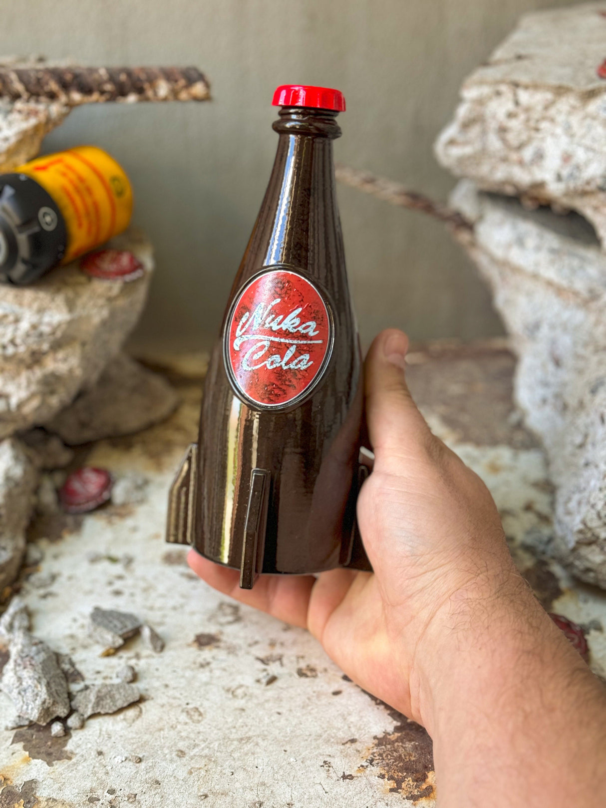 Nuka Cola Bottle, Fallout Inspired, Fan Art Replica, Gift for Fans