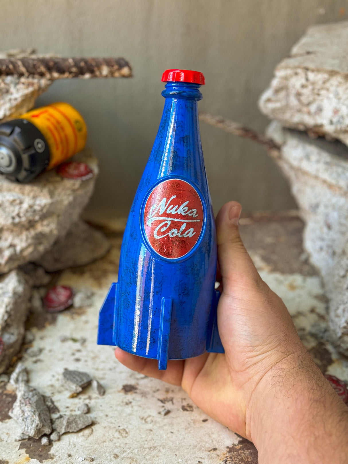 Nuka Cola Bottle, Fallout Inspired, Fan Art Replica, Gift for Fans