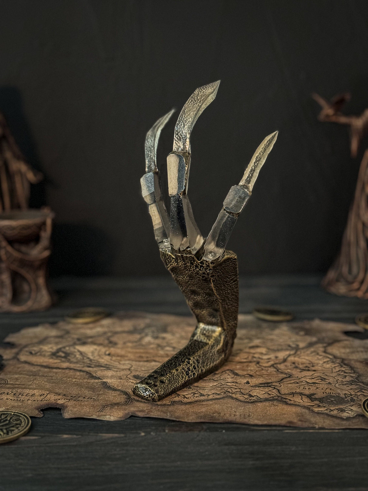 Skyrim Diamond Dragon Claw, Cosplay, The Elder Scrolls V, Artifact, Dragon Claw, TES, Skyrim Home and Office Decor