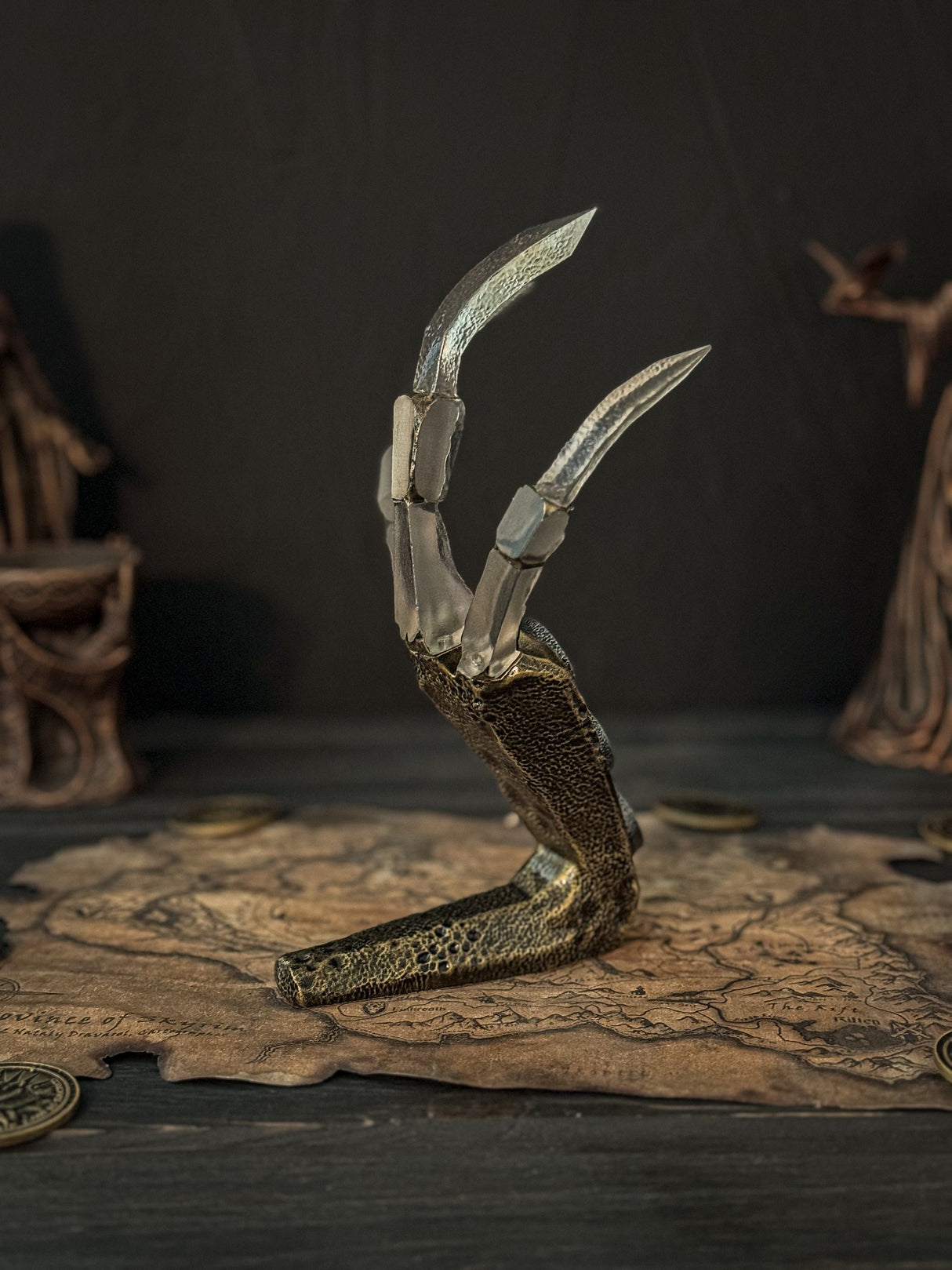 Skyrim Diamond Dragon Claw, Cosplay, The Elder Scrolls V, Artifact, Dragon Claw, TES, Skyrim Home and Office Decor