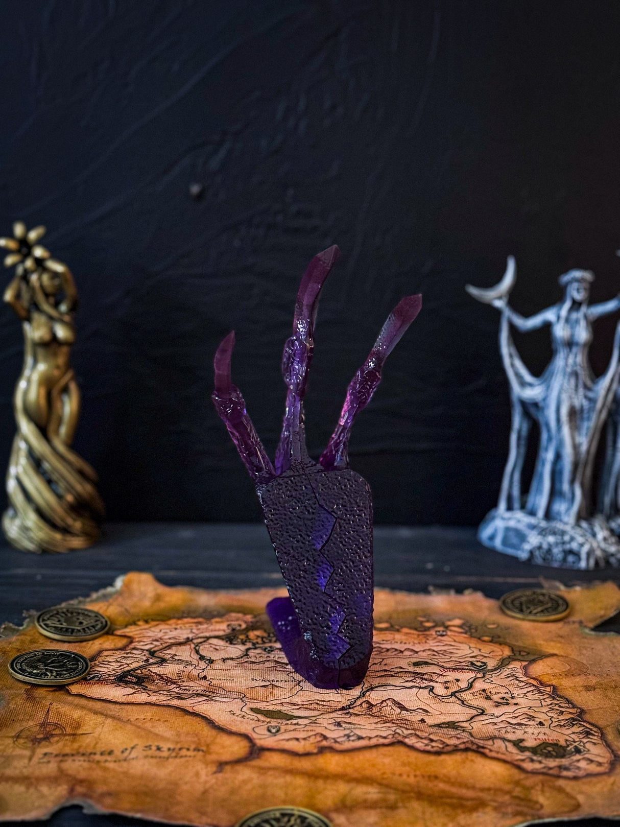 Skyrim Amethyst Claw, Cosplay, The Elder Scrolls V, Artifact, Dragon Claw, TES, Skyrim Decor