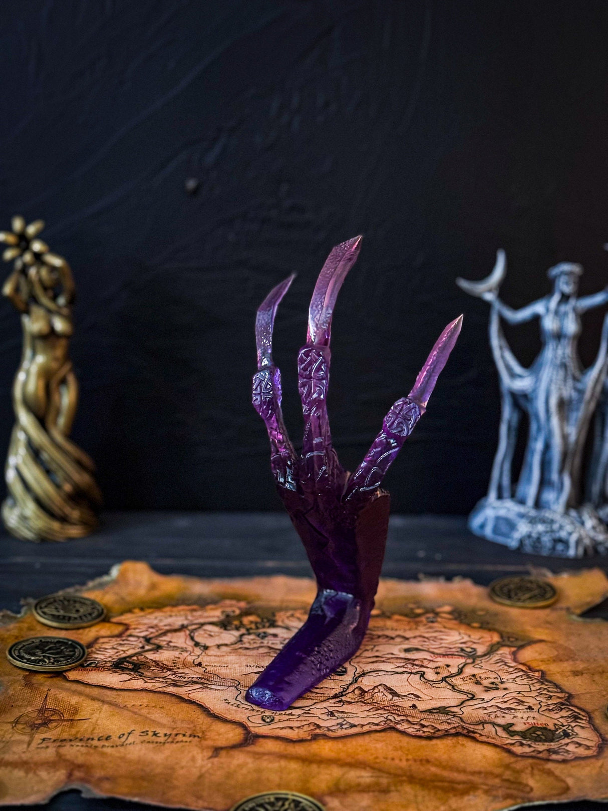 Skyrim Amethyst Claw, Cosplay, The Elder Scrolls V, Artifact, Dragon Claw, TES, Skyrim Decor