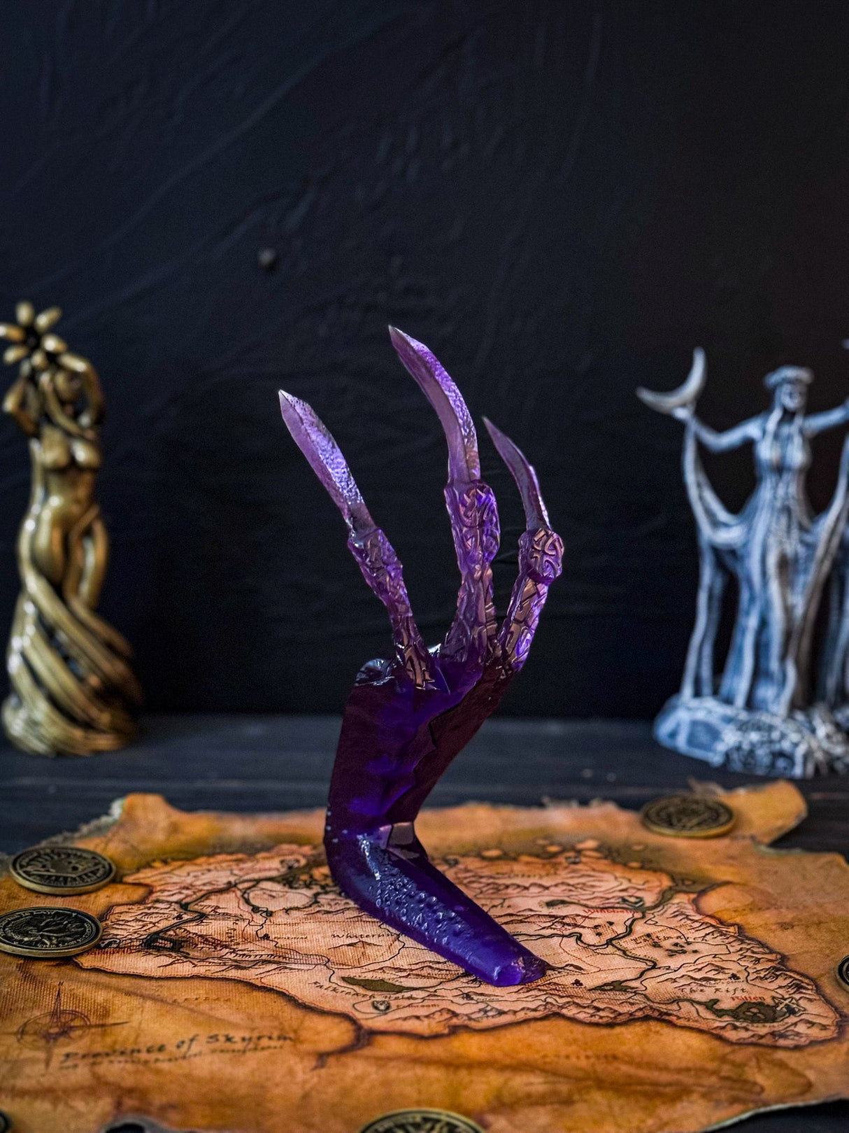 Skyrim Amethyst Claw, Cosplay, The Elder Scrolls V, Artifact, Dragon Claw, TES, Skyrim Decor