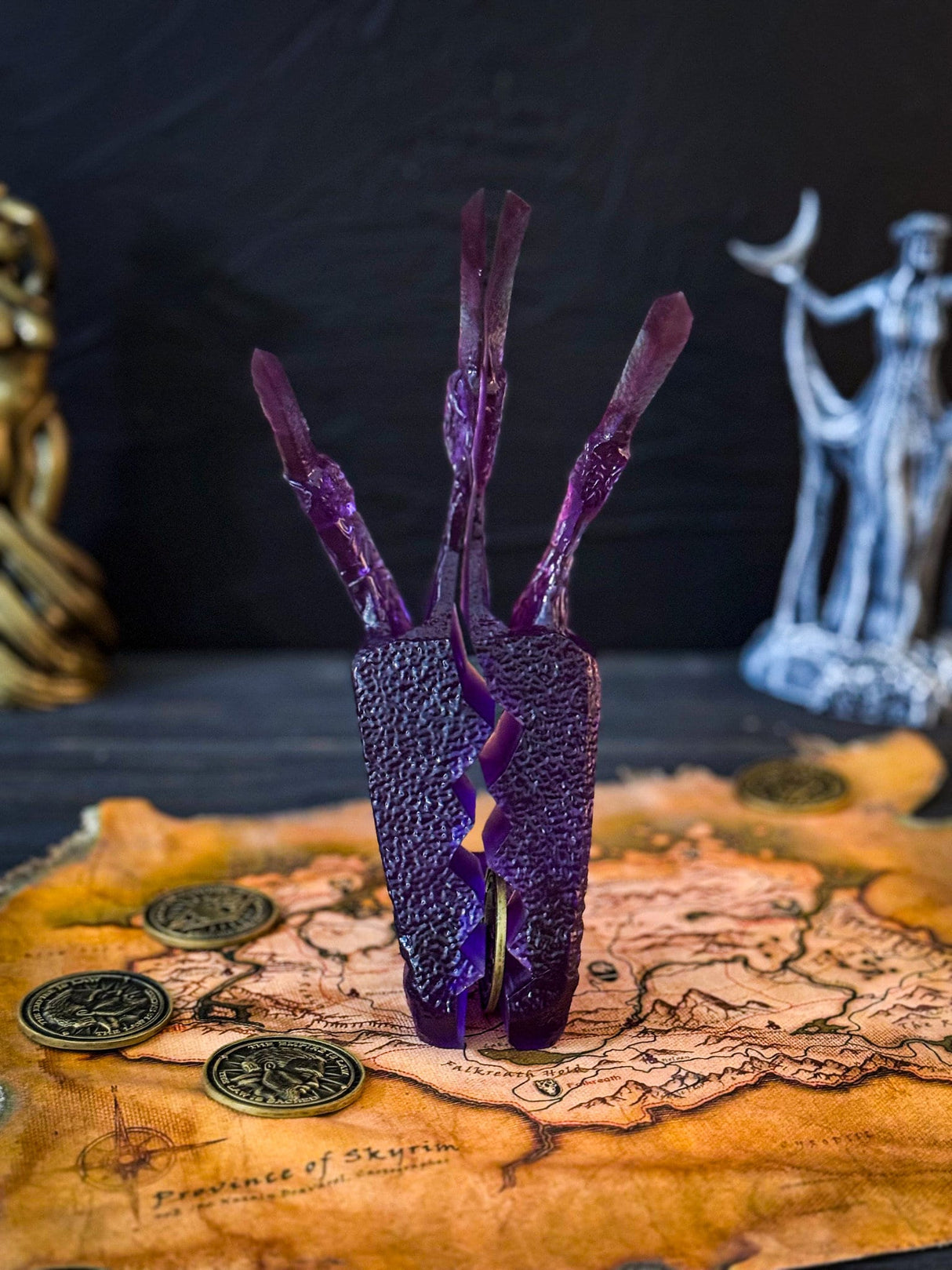 Skyrim Amethyst Claw, Cosplay, The Elder Scrolls V, Artifact, Dragon Claw, TES, Skyrim Decor