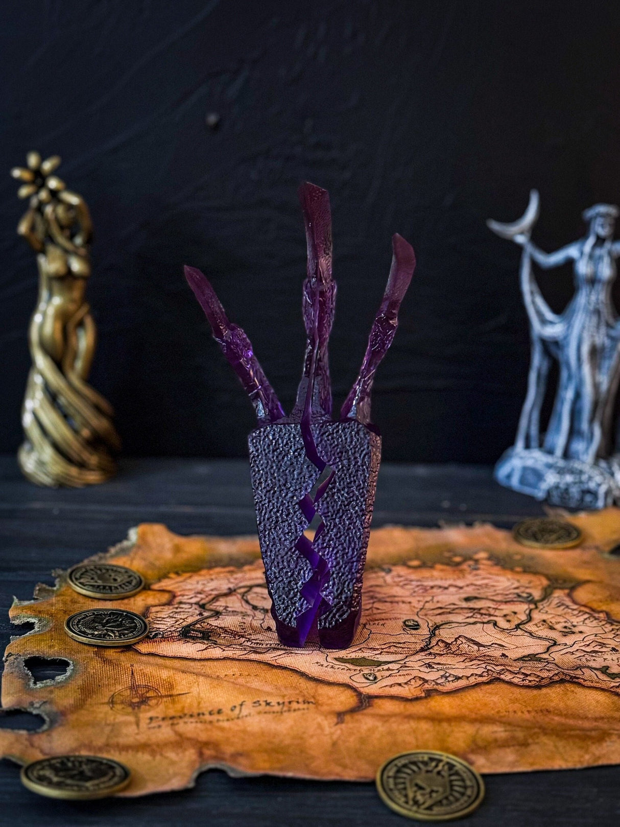 Skyrim Amethyst Claw, Cosplay, The Elder Scrolls V, Artifact, Dragon Claw, TES, Skyrim Decor