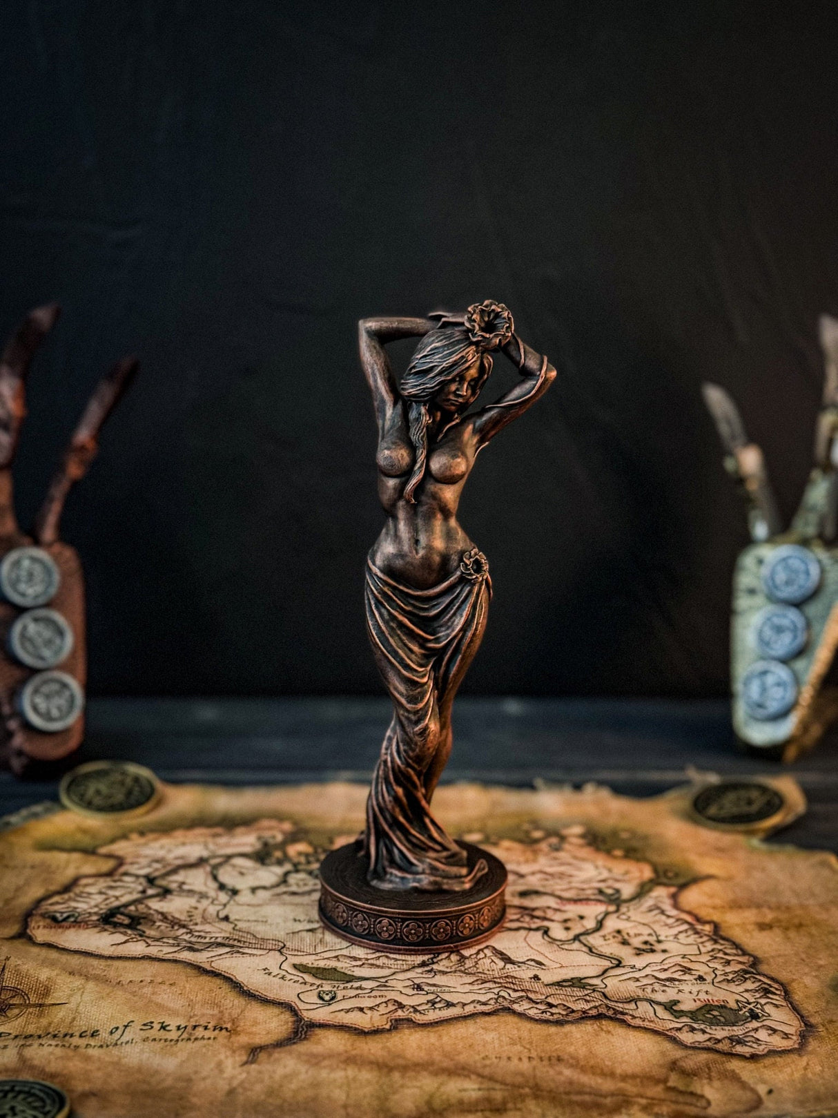 Skyrim Dibella Figurine, The Elder Scrolls V, Skyrim Home and Office Decor, Cosplay, Skyrim Goddess, Our Blessed Lady