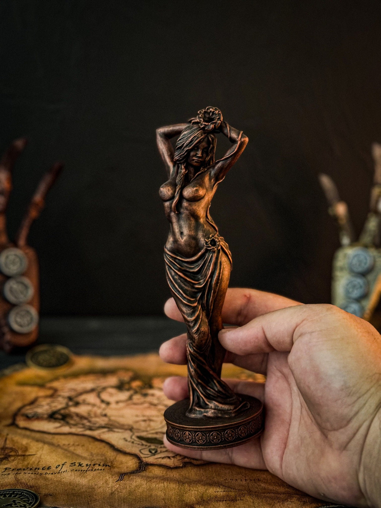 Skyrim Dibella Figurine, The Elder Scrolls V, Skyrim Home and Office Decor, Cosplay, Skyrim Goddess, Our Blessed Lady