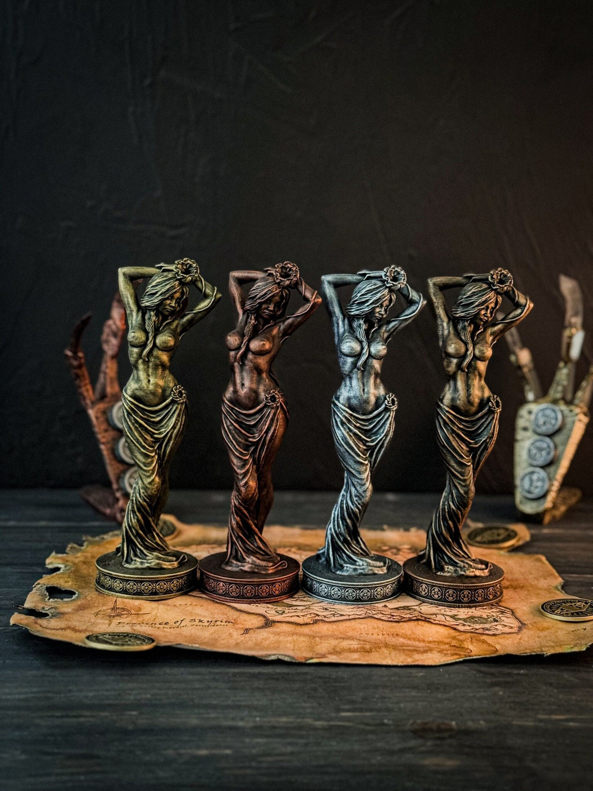 Skyrim Dibella Figurine, The Elder Scrolls V, Skyrim Home and Office Decor, Cosplay, Skyrim Goddess, Our Blessed Lady