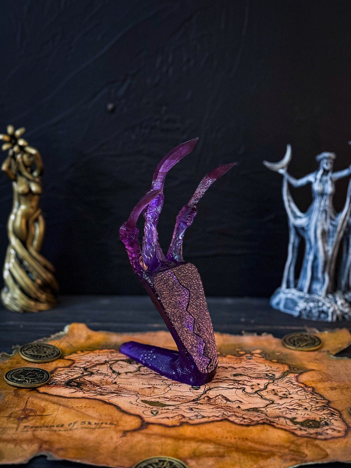 Skyrim Amethyst Claw, Cosplay, The Elder Scrolls V, Artifact, Dragon Claw, TES, Skyrim Decor