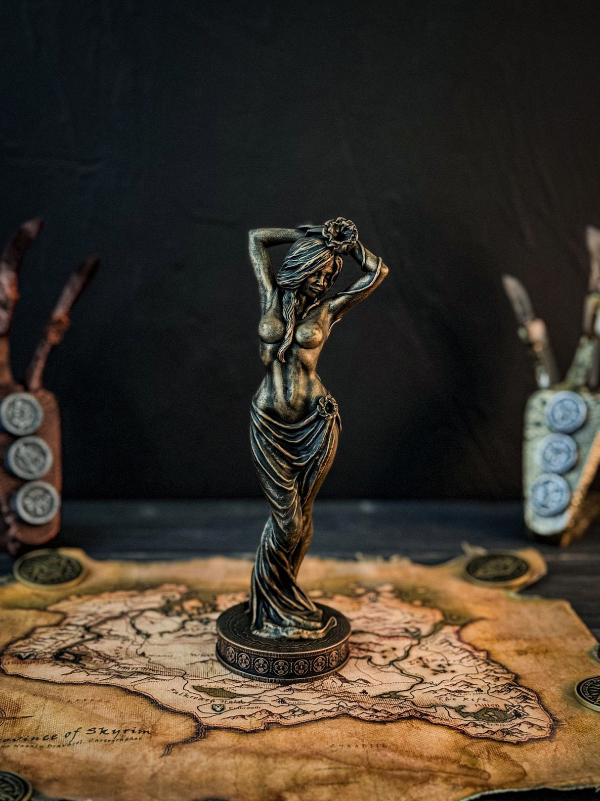 Skyrim Dibella Figurine, The Elder Scrolls V, Skyrim Home and Office Decor, Cosplay, Skyrim Goddess, Our Blessed Lady