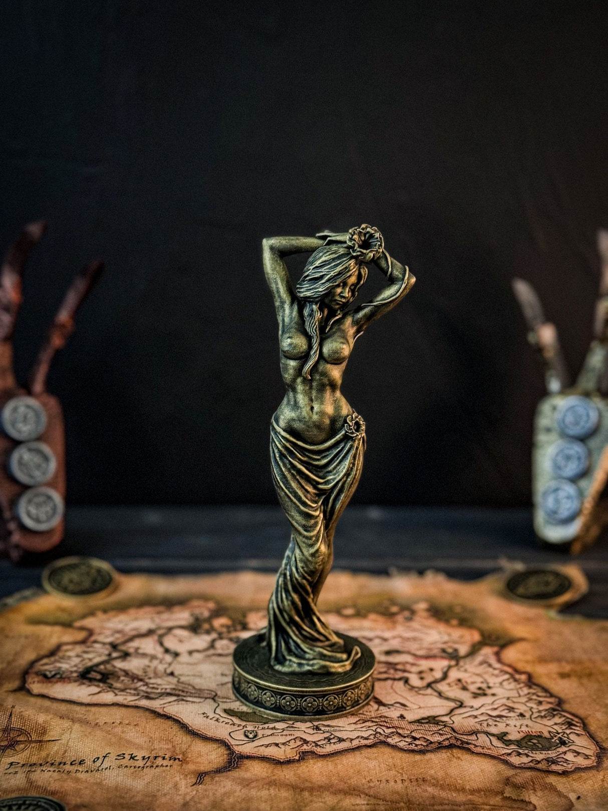 Skyrim Dibella Figurine, The Elder Scrolls V, Skyrim Home and Office Decor, Cosplay, Skyrim Goddess, Our Blessed Lady